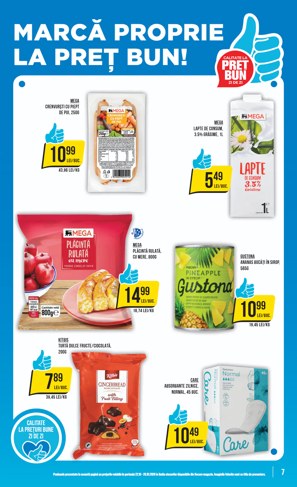 Catalogul cu oferte Mega Image valabil de la 22.10.2026 - Pagina 7.