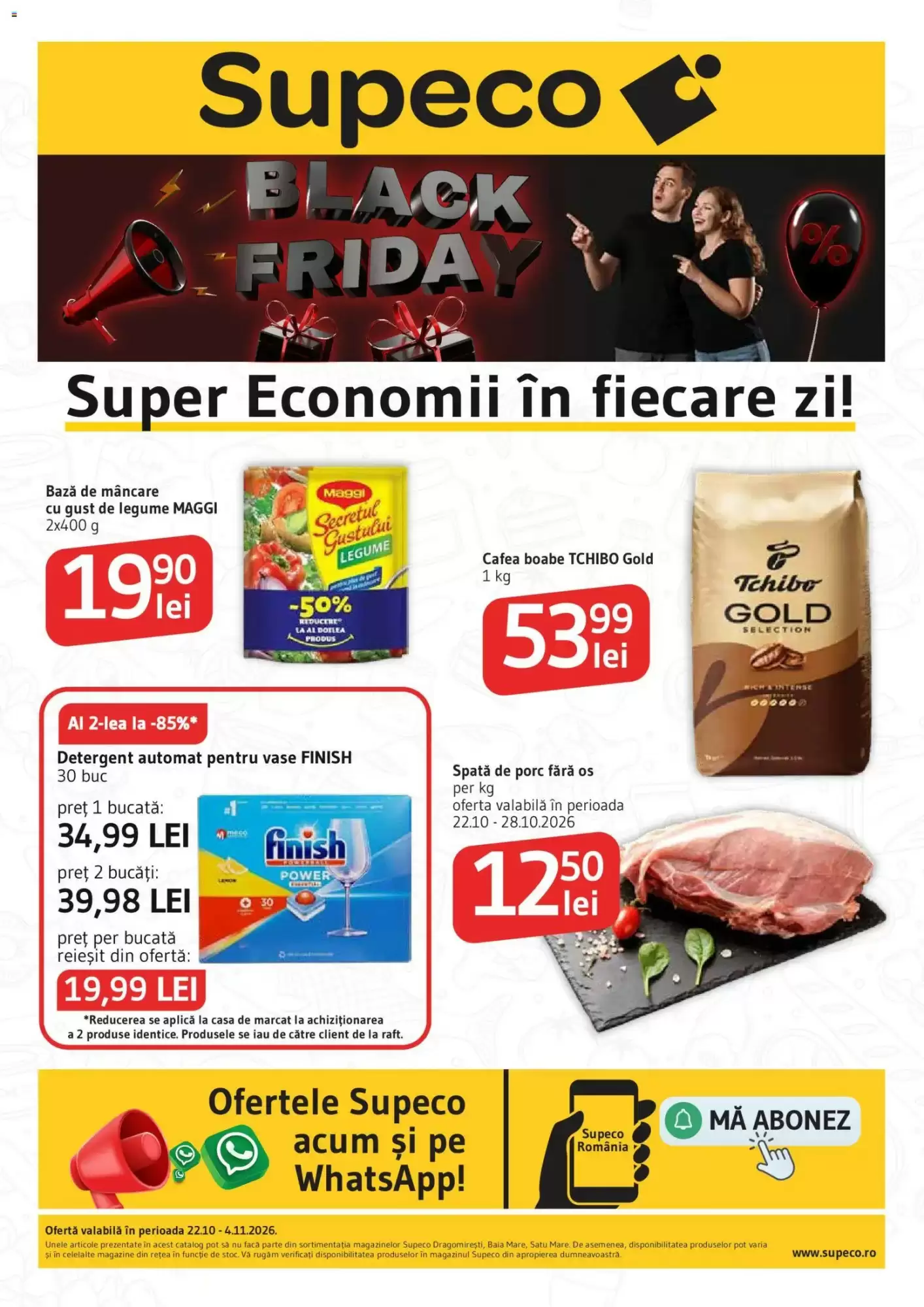 Catalogul cu oferte Supeco valabil de la 22.10.2026 - Pagina 1.