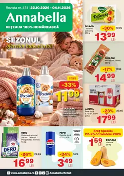 Catalogul cu oferte Annabella valabil de la 22.10.2026