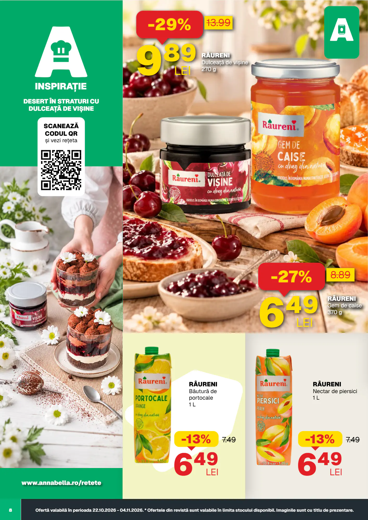 Catalogul cu oferte Annabella valabil de la 22.10.2026 - Pagina 8.