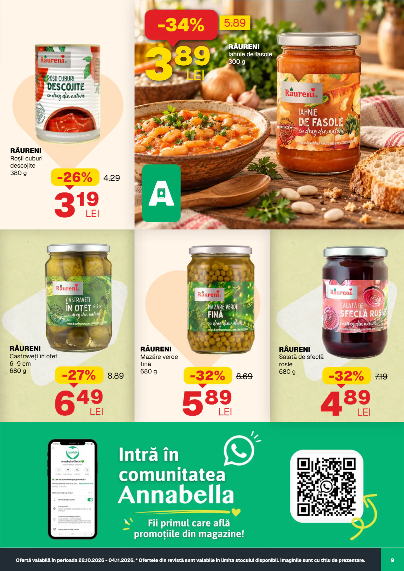 Catalogul cu oferte Annabella valabil de la 22.10.2026 - Pagina 9.