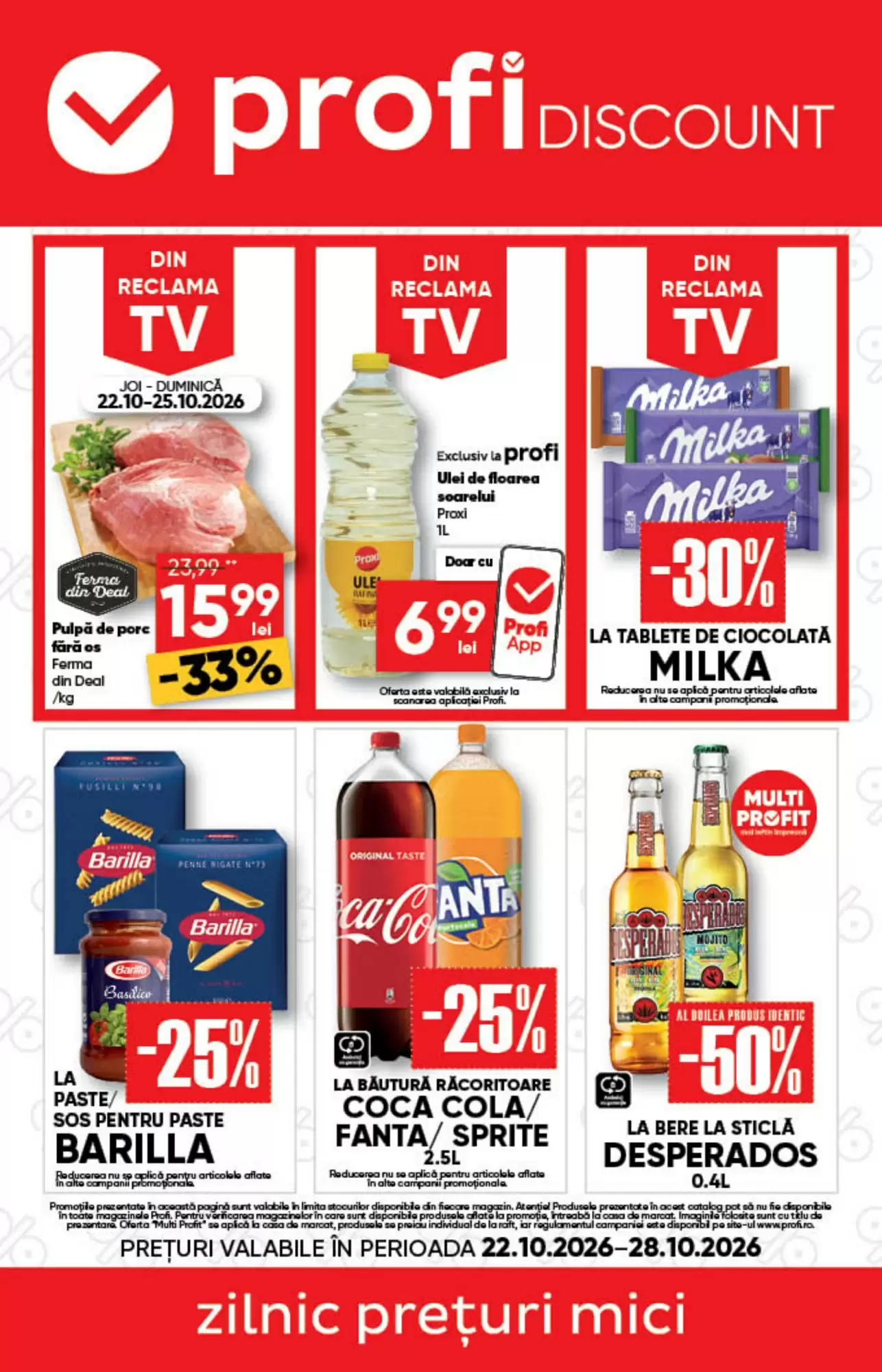 Catalogul cu oferte PROFI valabil de la 22.10.2026 - Pagina 1.