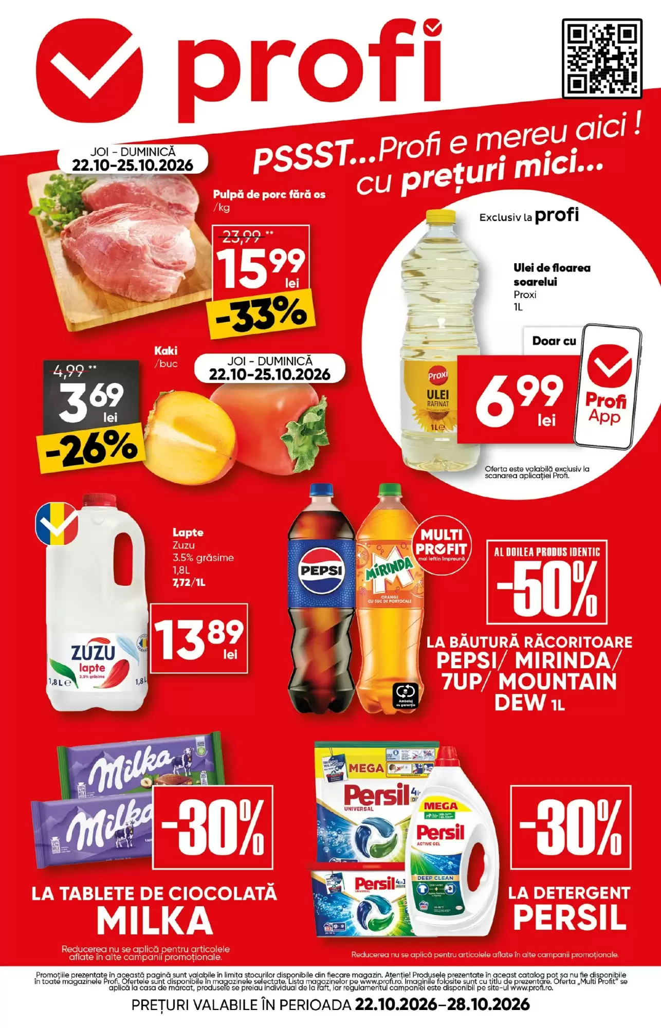 Catalogul cu oferte PROFI valabil de la 22.10.2026 - Pagina 1.
