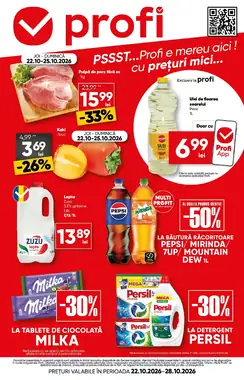 Catalogul cu oferte PROFI valabil de la 22.10.2026