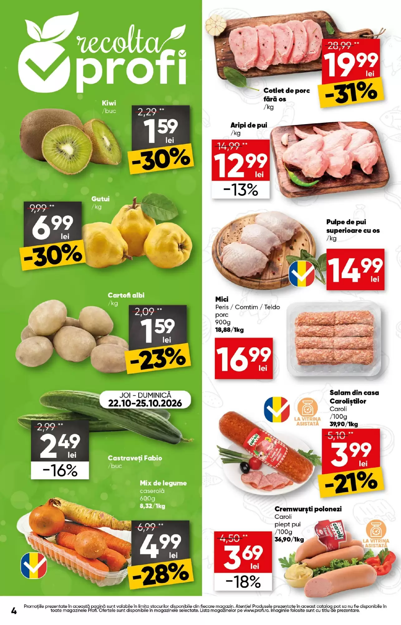 Catalogul cu oferte PROFI valabil de la 22.10.2026 - Pagina 4.