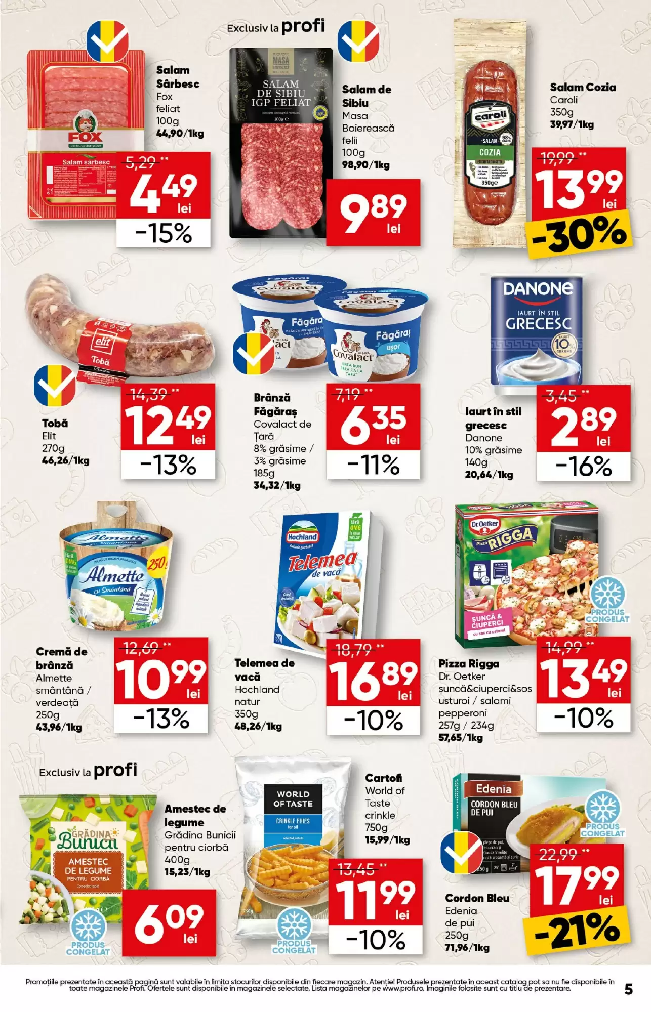 Catalogul cu oferte PROFI valabil de la 22.10.2026 - Pagina 5.