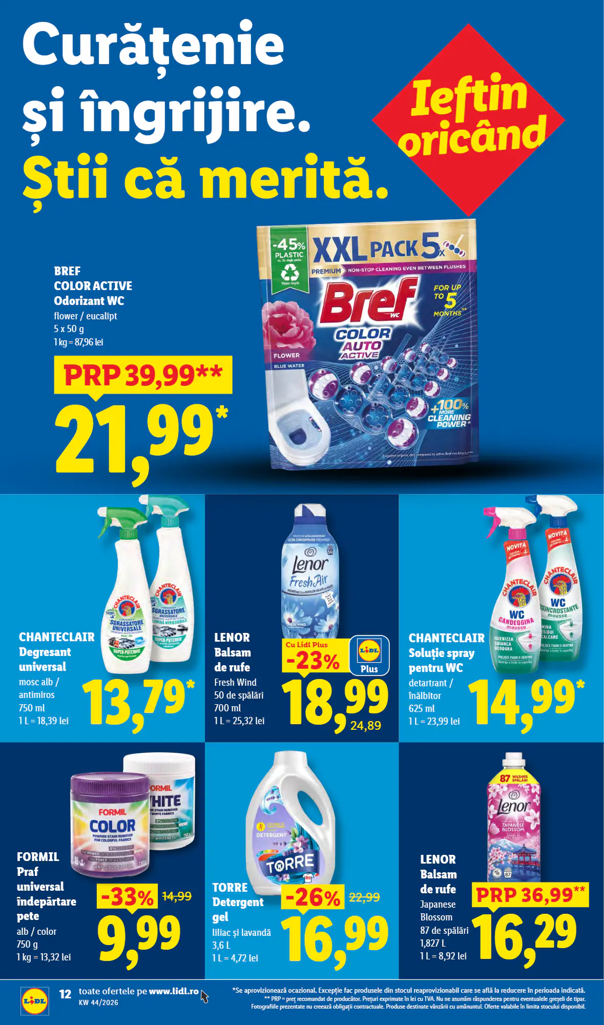 Catalogul cu oferte Lidl valabil de la 26.10.2026 - Pagina 12.