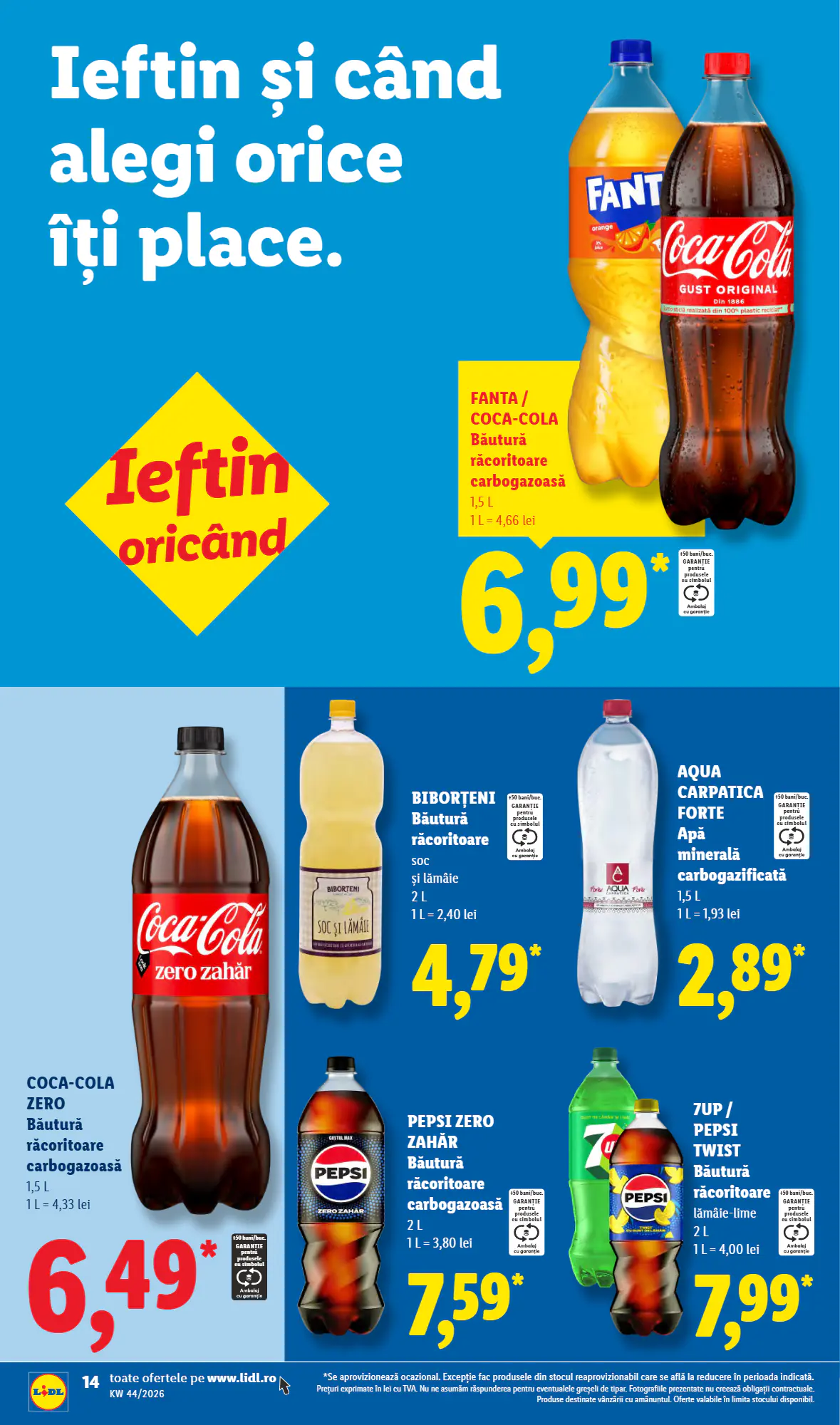 Catalogul cu oferte Lidl valabil de la 26.10.2026 - Pagina 14.