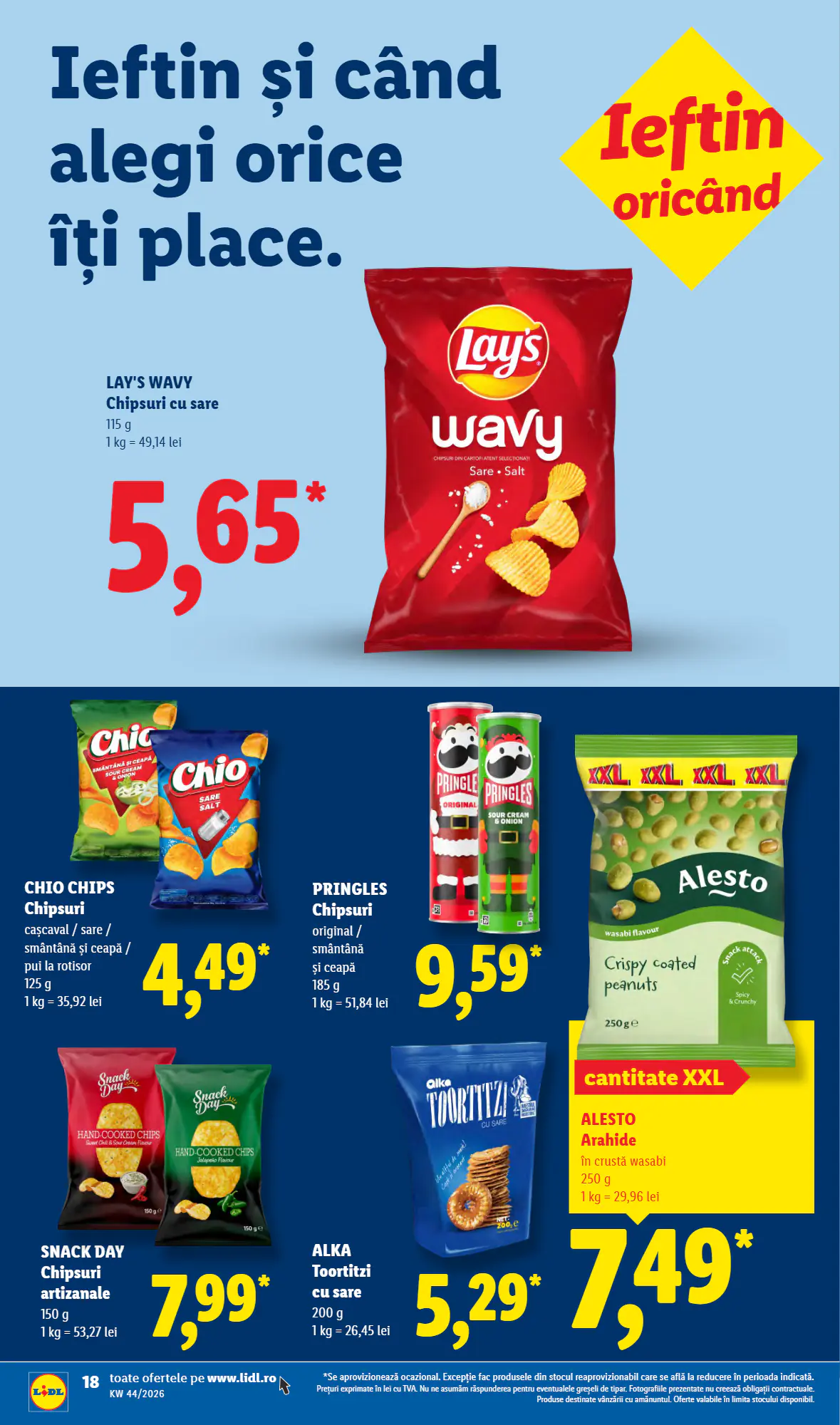 Catalogul cu oferte Lidl valabil de la 26.10.2026 - Pagina 18.