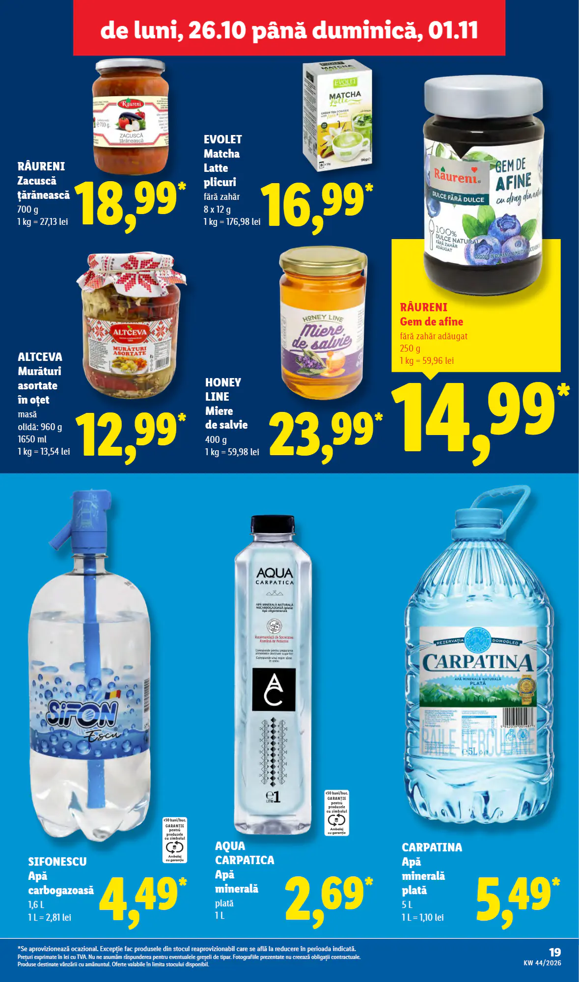 Catalogul cu oferte Lidl valabil de la 26.10.2026 - Pagina 19.