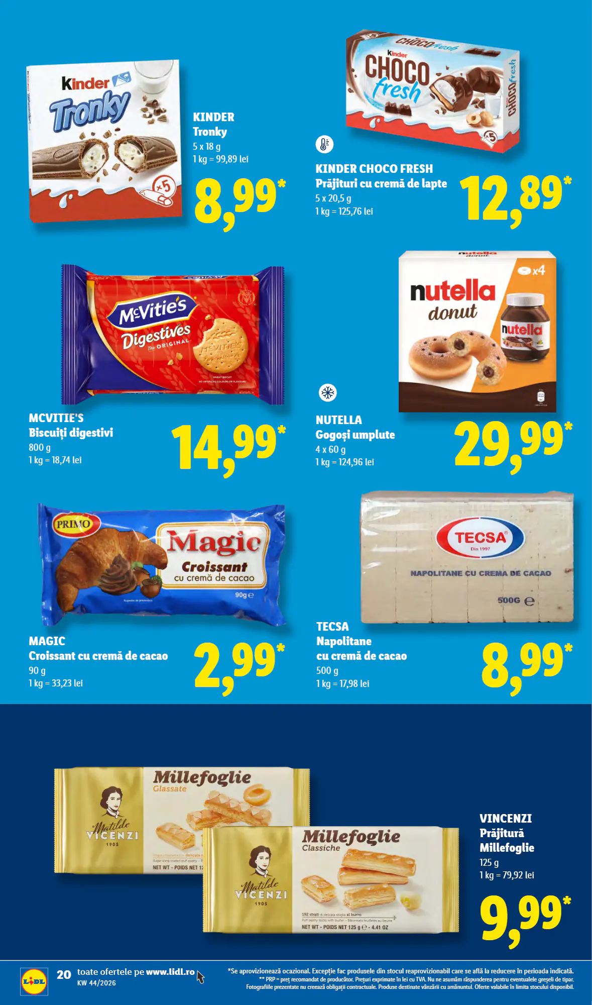 Catalogul cu oferte Lidl valabil de la 26.10.2026 - Pagina 20.