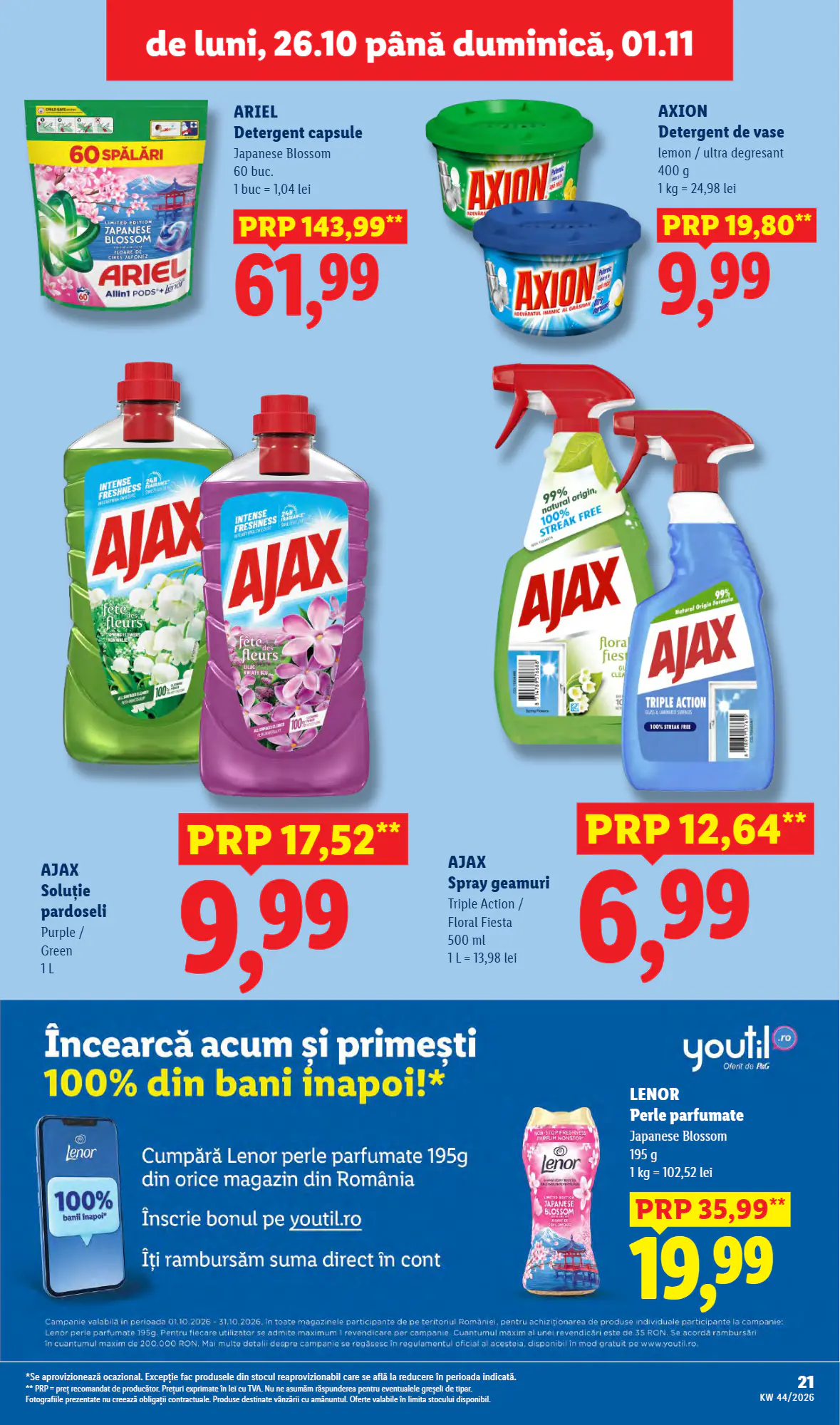Catalogul cu oferte Lidl valabil de la 26.10.2026 - Pagina 21.
