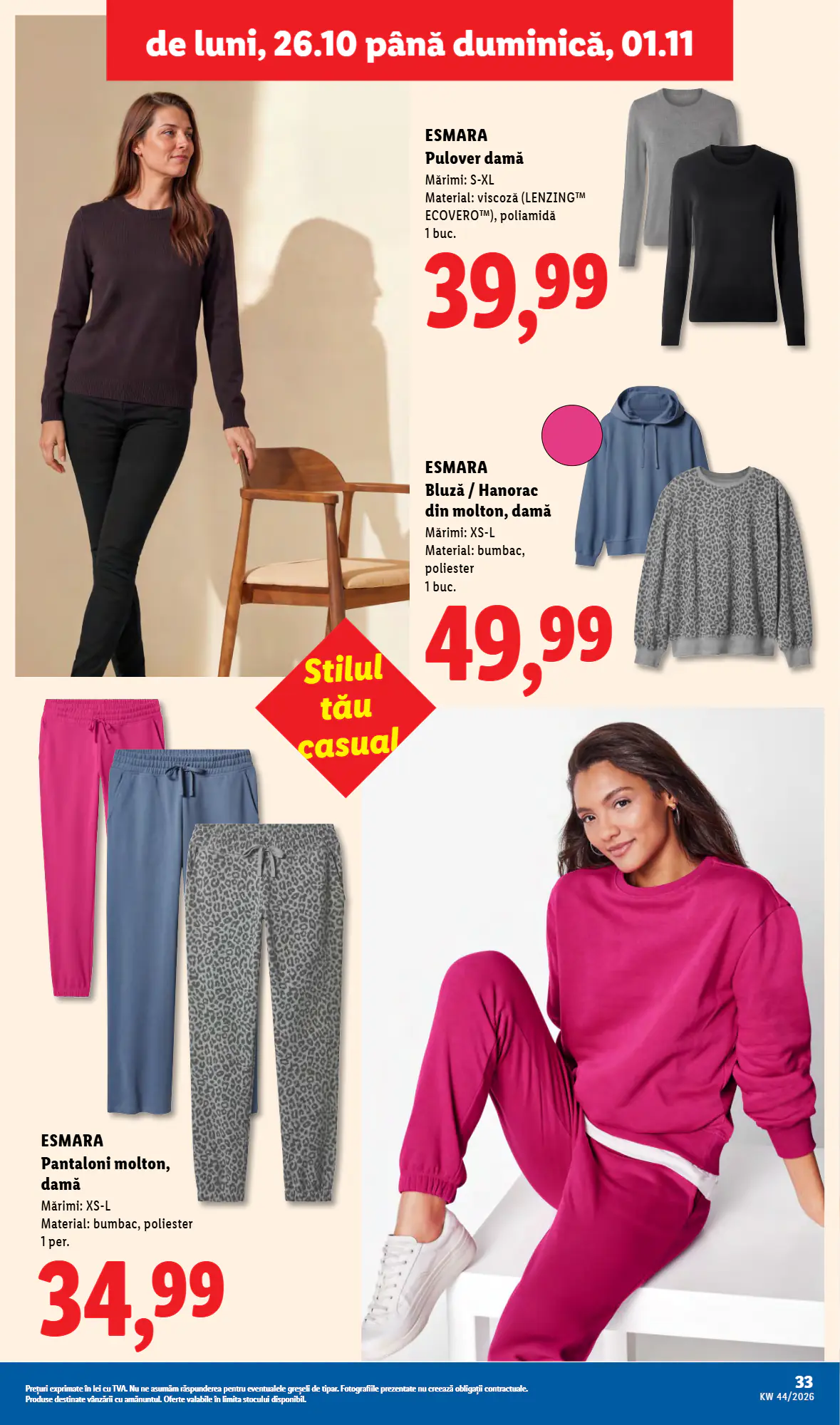 Catalogul cu oferte Lidl valabil de la 26.10.2026 - Pagina 33.