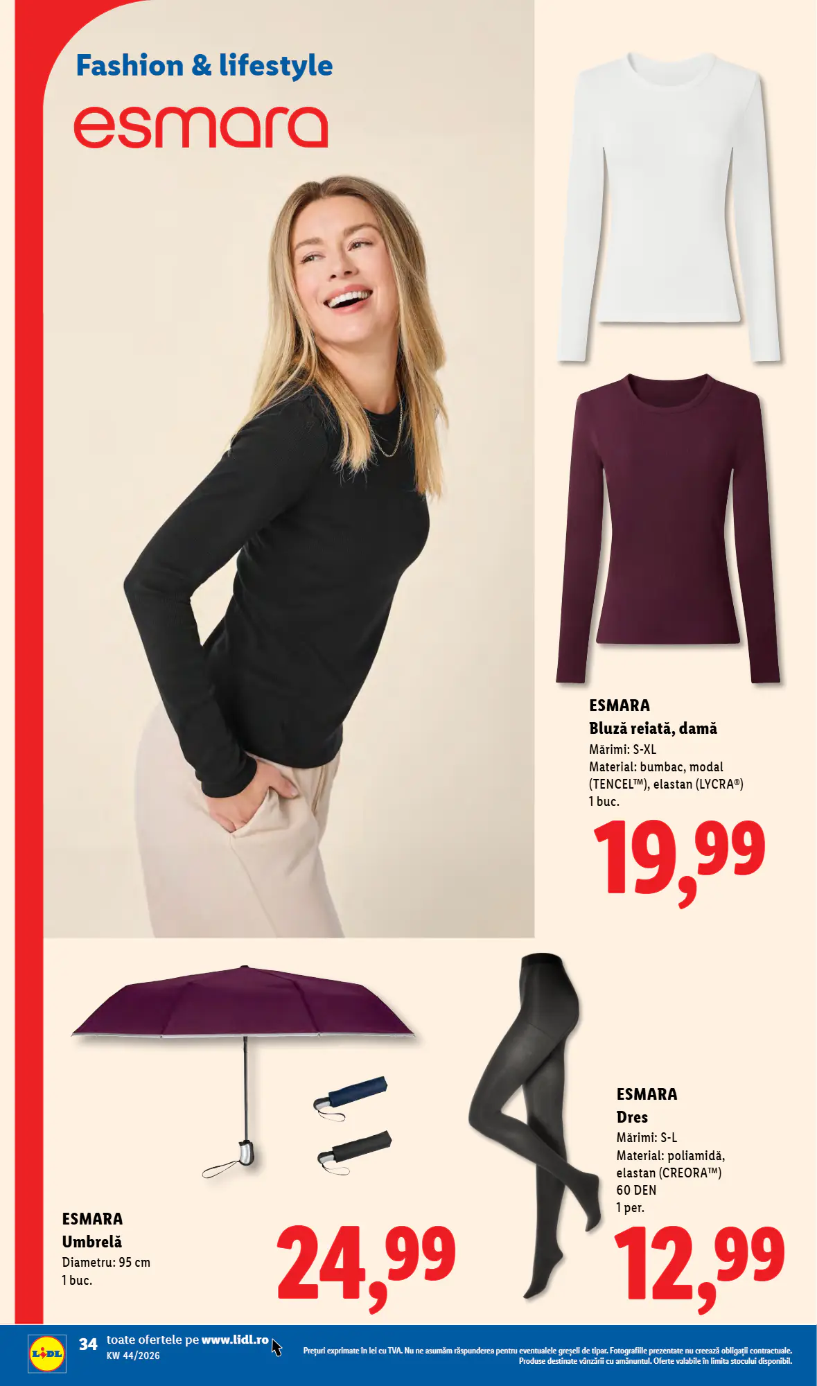Catalogul cu oferte Lidl valabil de la 26.10.2026 - Pagina 34.