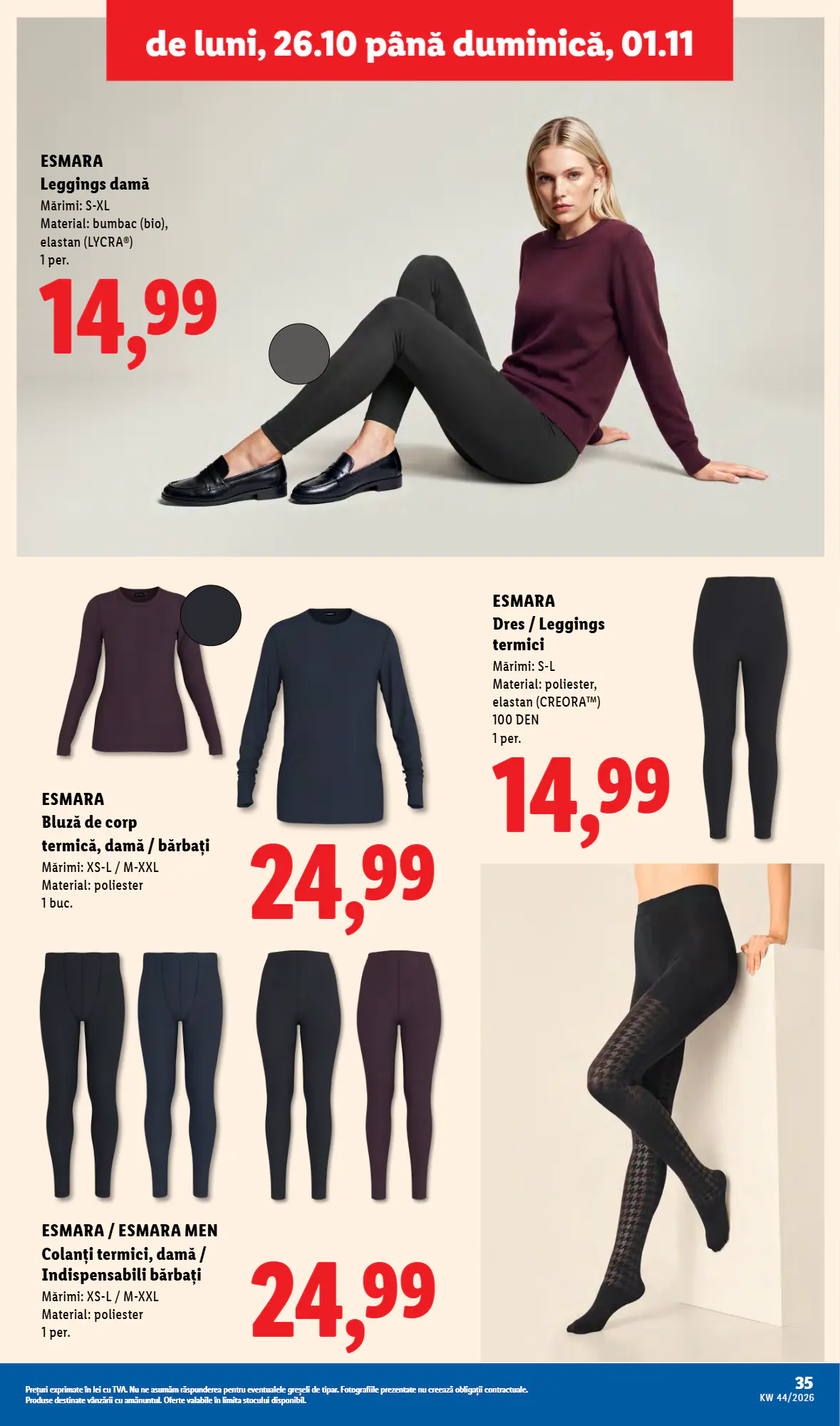 Catalogul cu oferte Lidl valabil de la 26.10.2026 - Pagina 35.