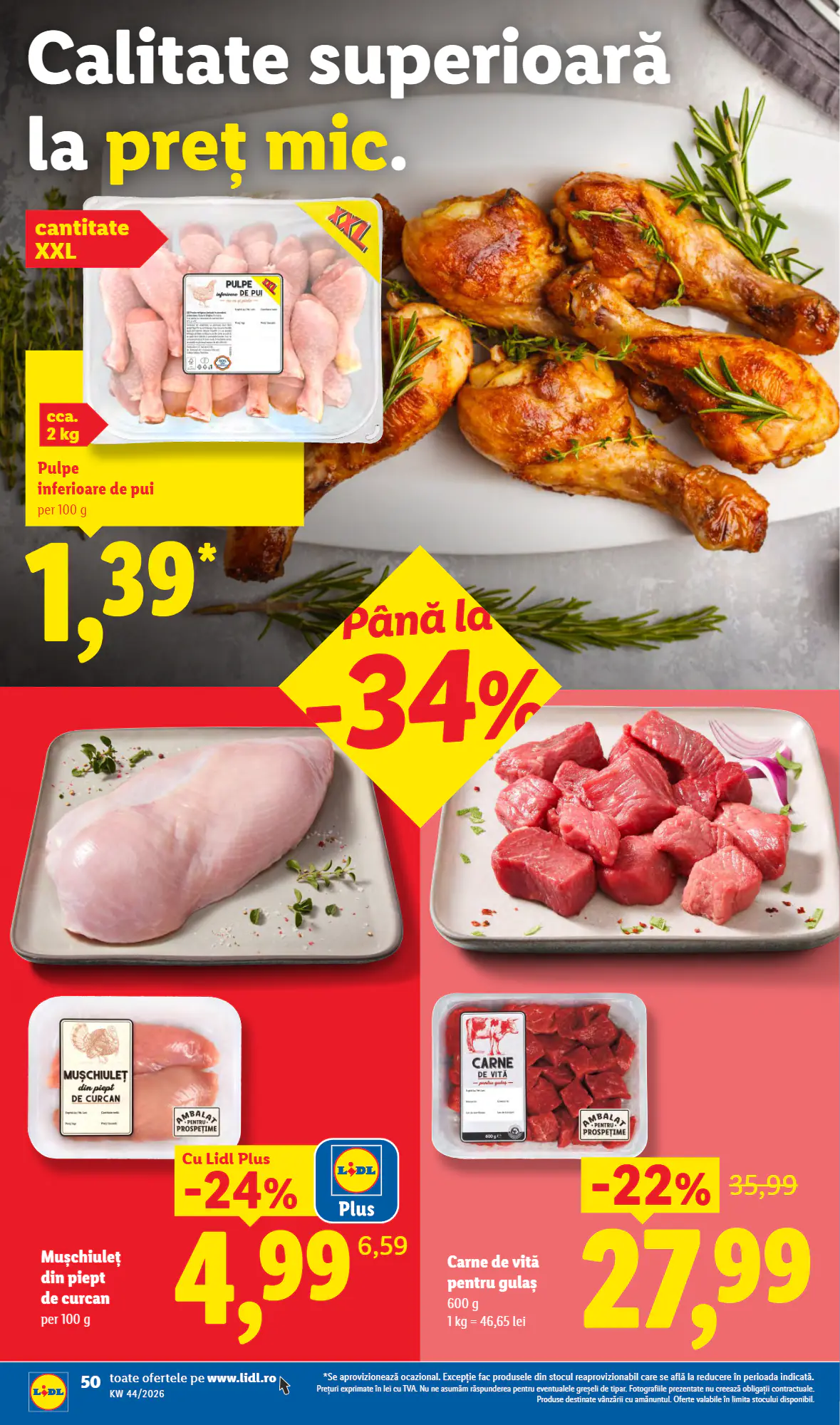 Catalogul cu oferte Lidl valabil de la 26.10.2026 - Pagina 50.