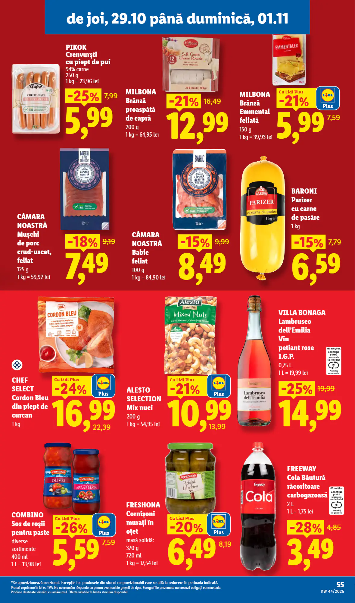 Catalogul cu oferte Lidl valabil de la 26.10.2026 - Pagina 55.