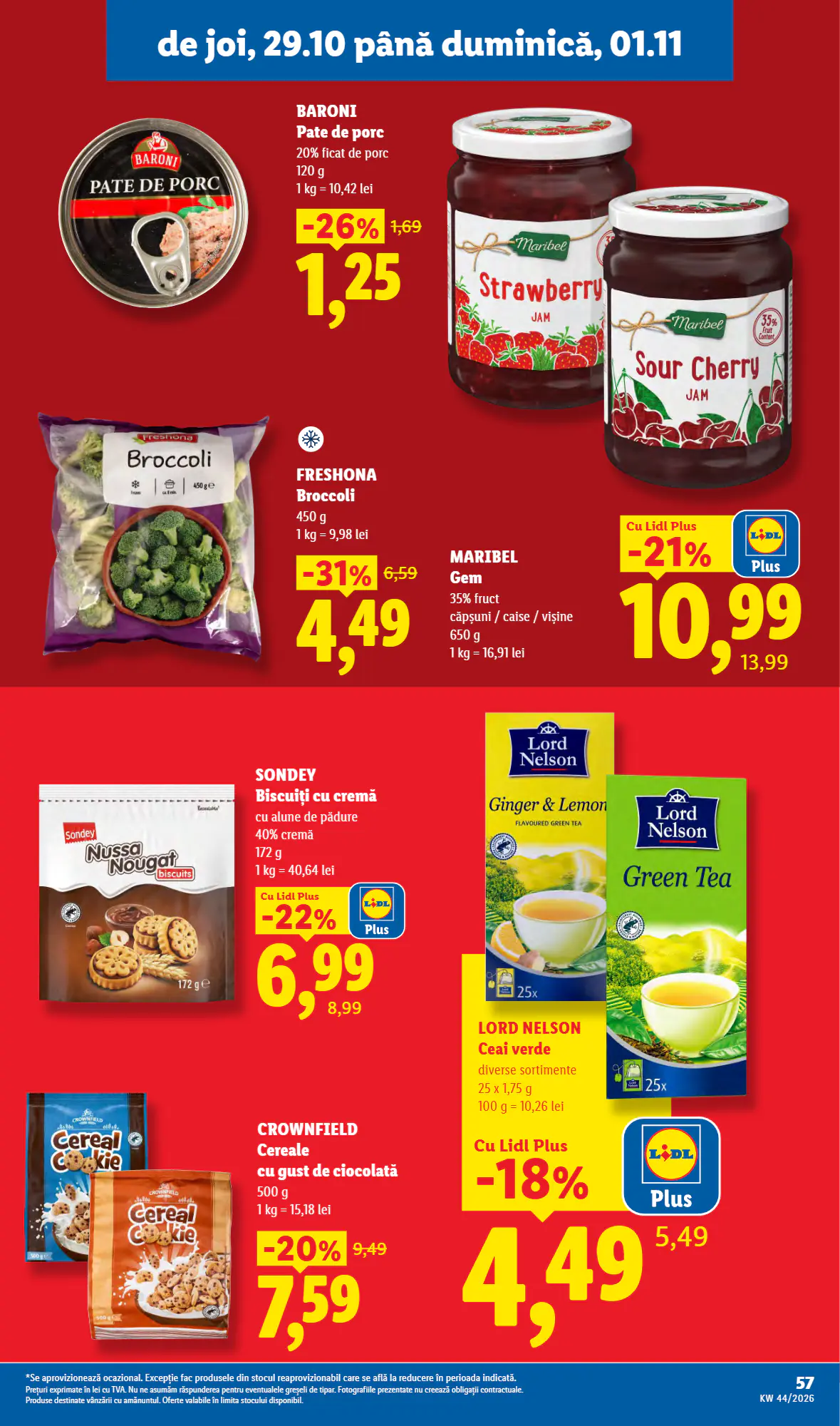 Catalogul cu oferte Lidl valabil de la 26.10.2026 - Pagina 57.