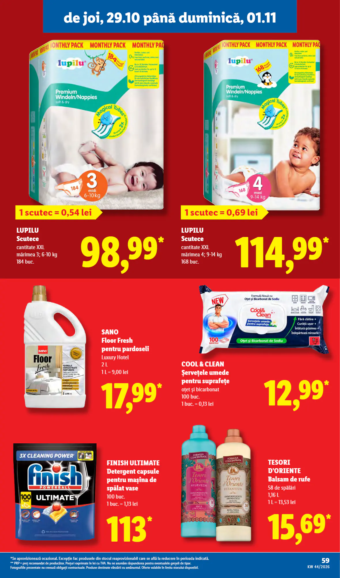 Catalogul cu oferte Lidl valabil de la 26.10.2026 - Pagina 59.