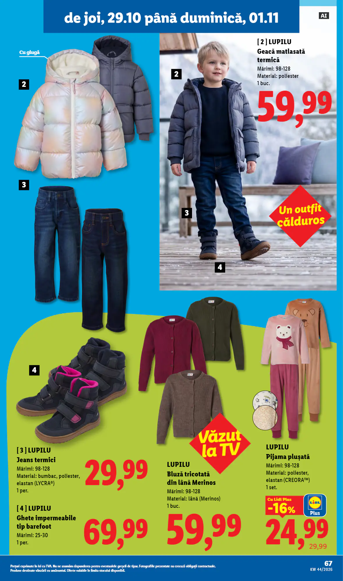 Catalogul cu oferte Lidl valabil de la 26.10.2026 - Pagina 67.
