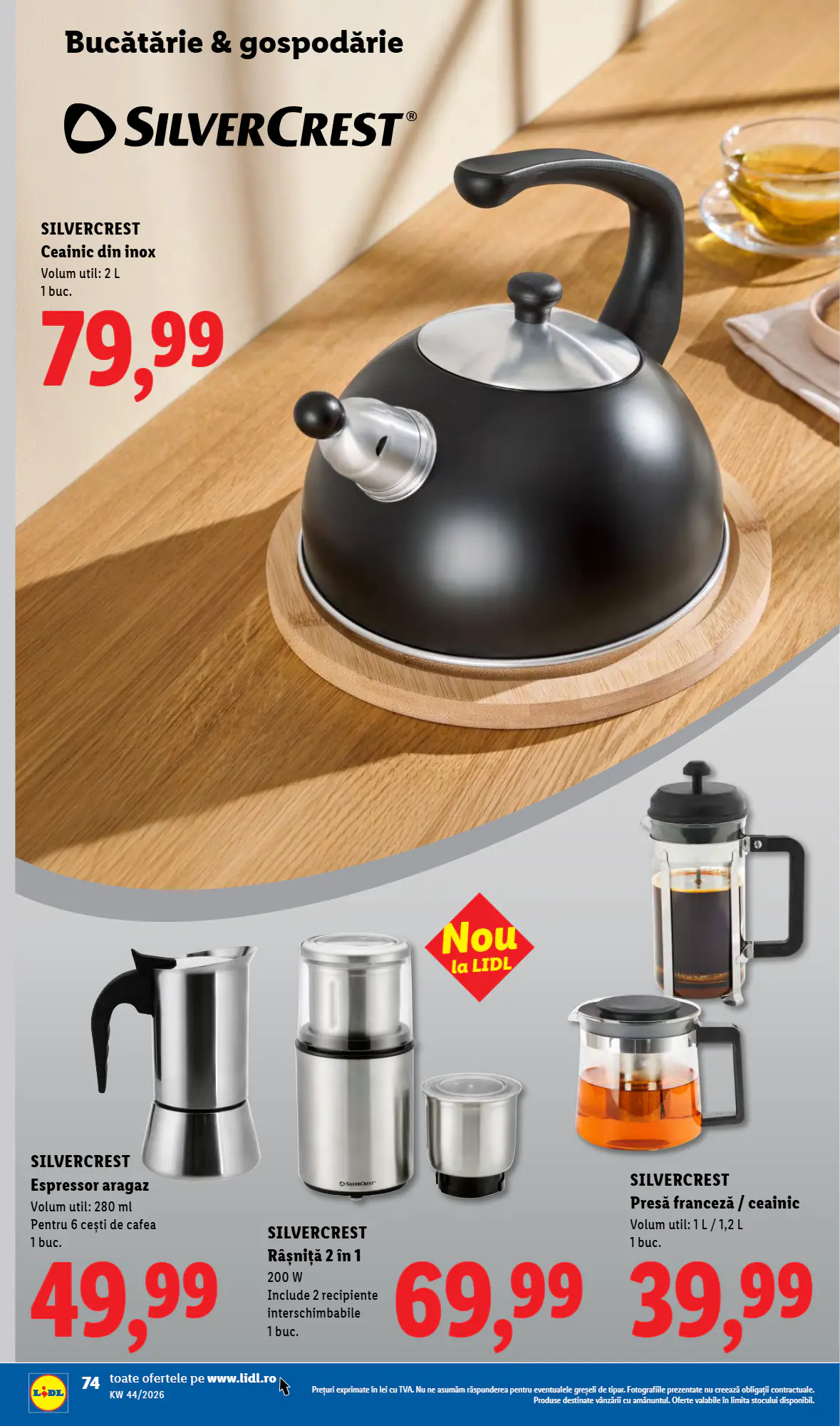 Catalogul cu oferte Lidl valabil de la 26.10.2026 - Pagina 74.
