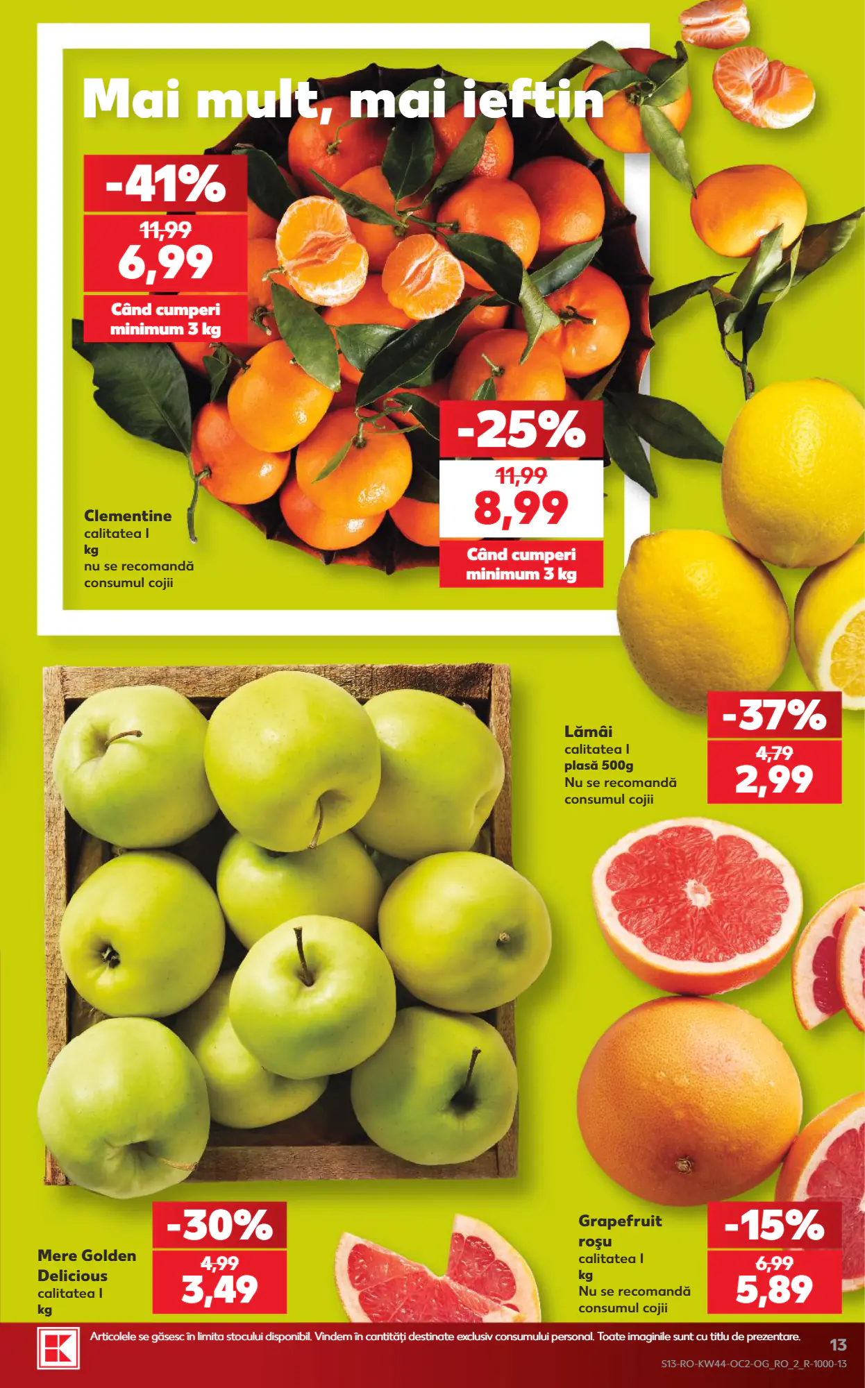 Catalogul cu oferte Kaufland valabil de la 28.10.2026 - Pagina 13.