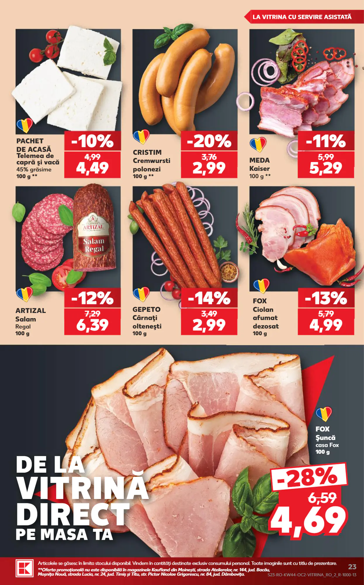 Catalogul cu oferte Kaufland valabil de la 28.10.2026 - Pagina 23.