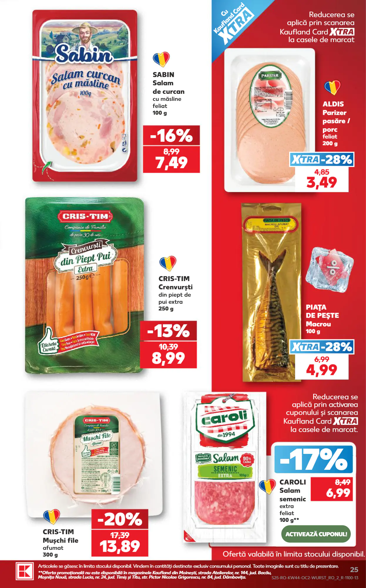 Catalogul cu oferte Kaufland valabil de la 28.10.2026 - Pagina 25.