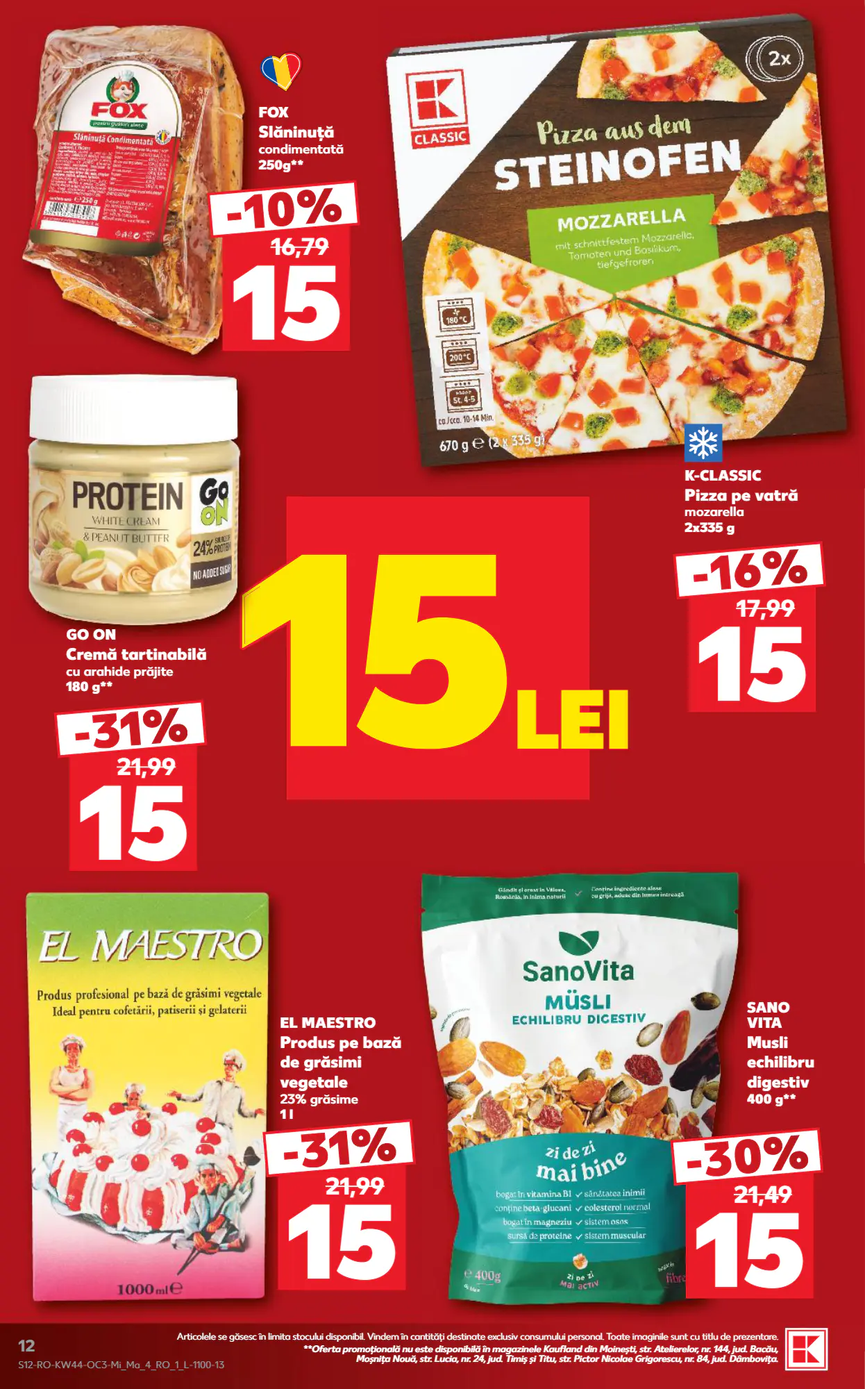 Catalogul cu oferte Kaufland valabil de la 28.10.2026 - Pagina 12.