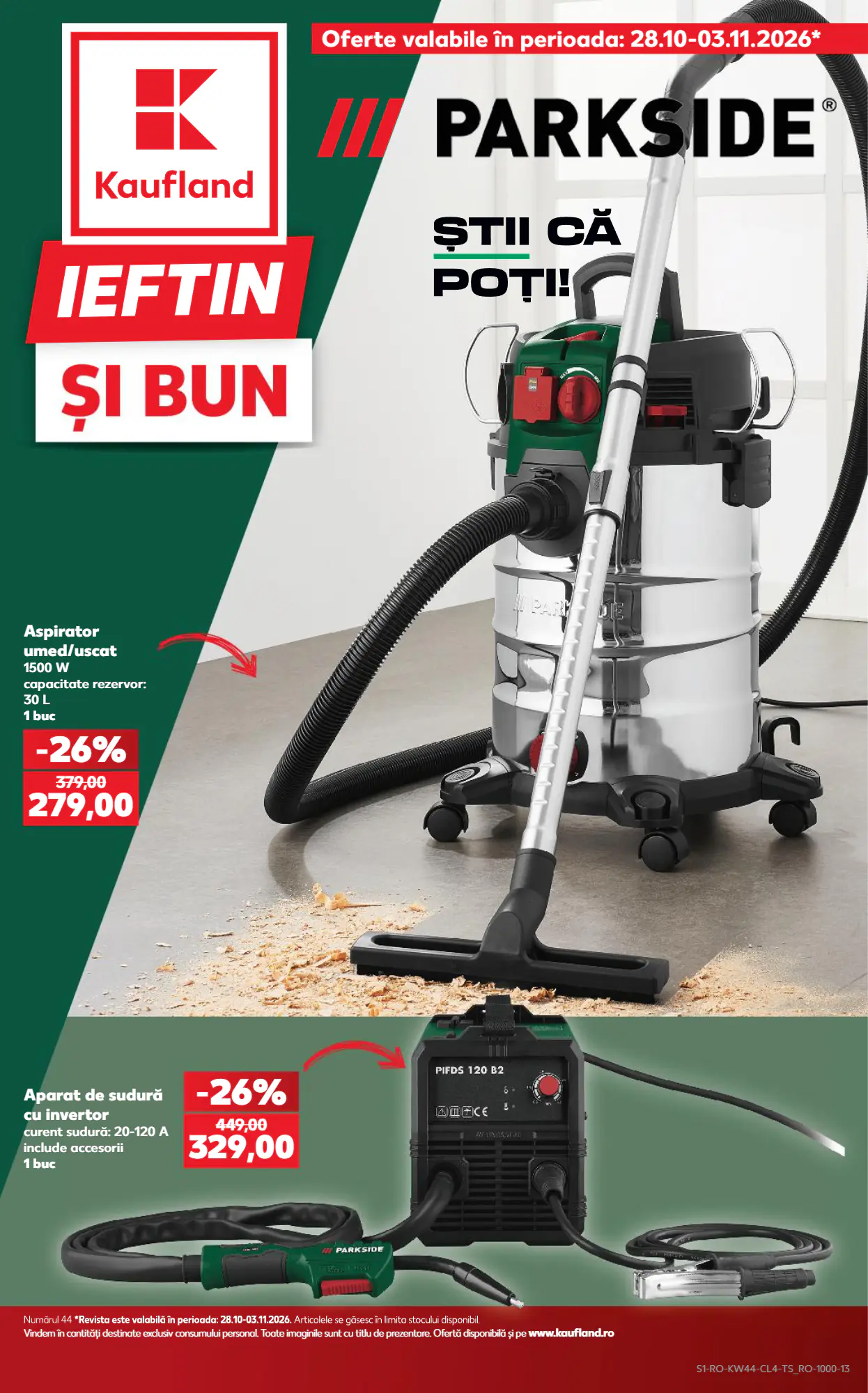 Catalogul cu oferte Kaufland valabil de la 28.10.2026 - Pagina 1.