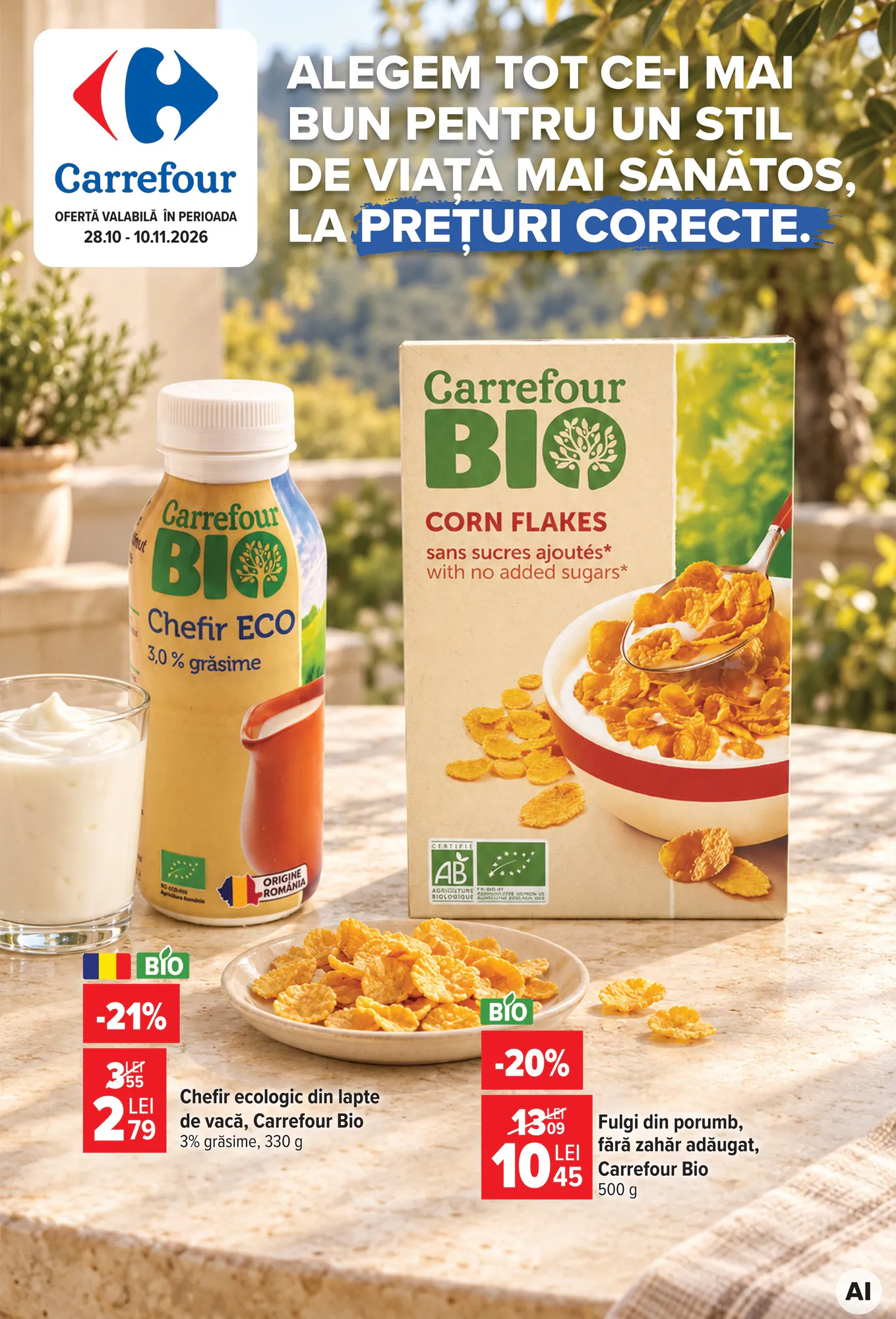 Catalogul cu oferte Carrefour valabil de la 28.10.2026 - Pagina 1.
