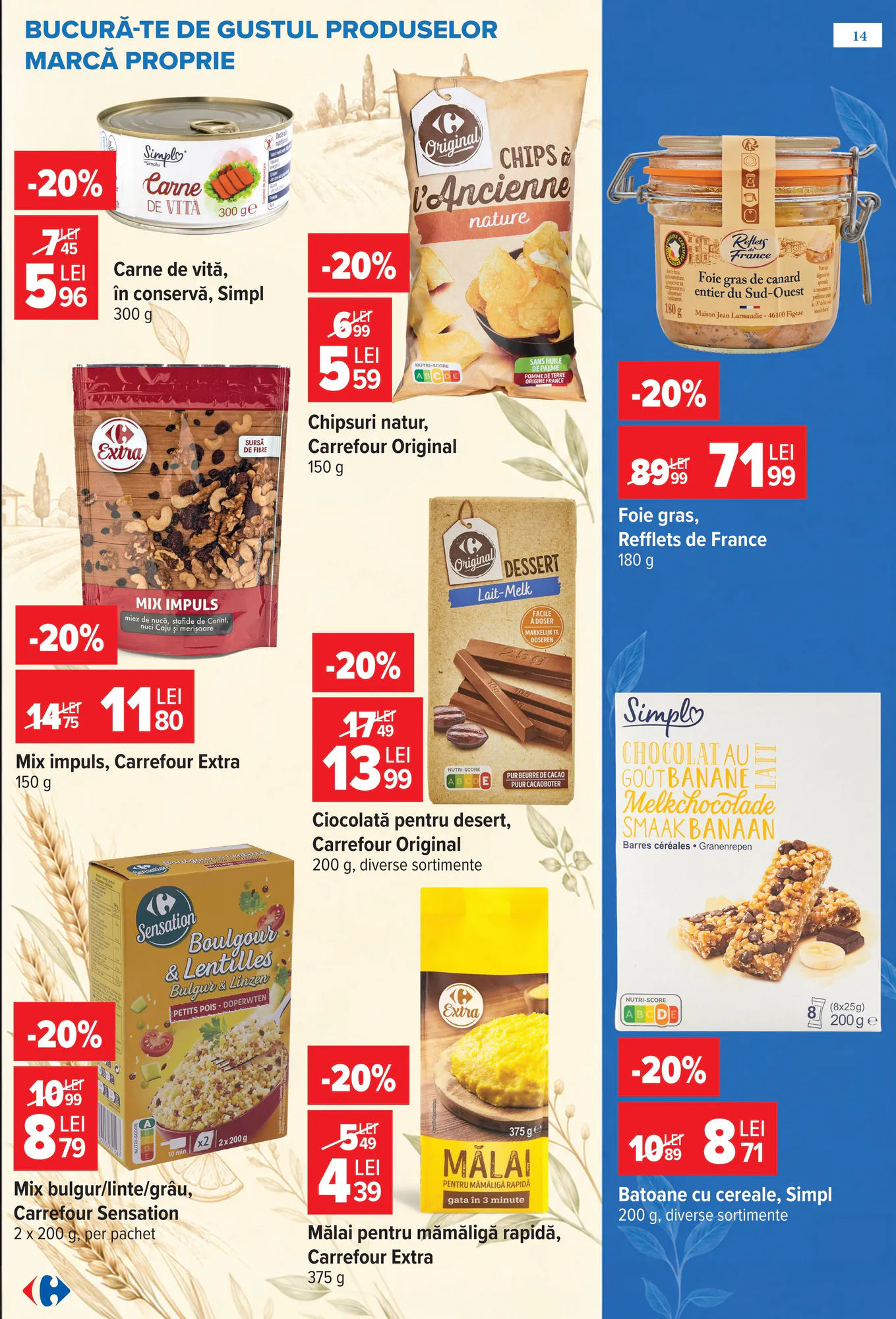 Catalogul cu oferte Carrefour valabil de la 28.10.2026 - Pagina 14.