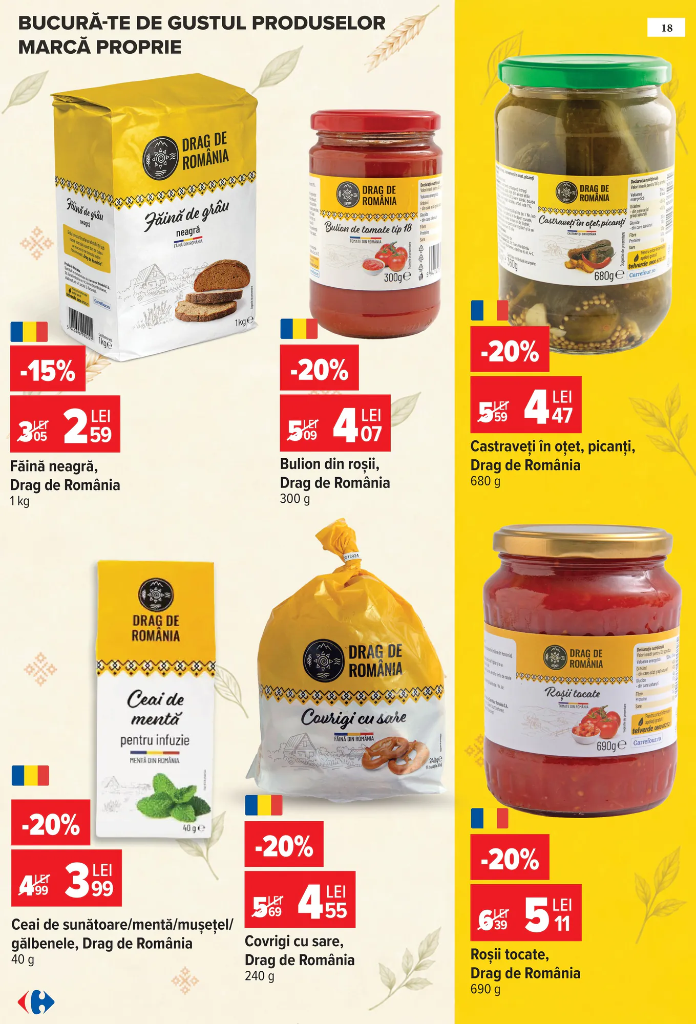 Catalogul cu oferte Carrefour valabil de la 28.10.2026 - Pagina 18.