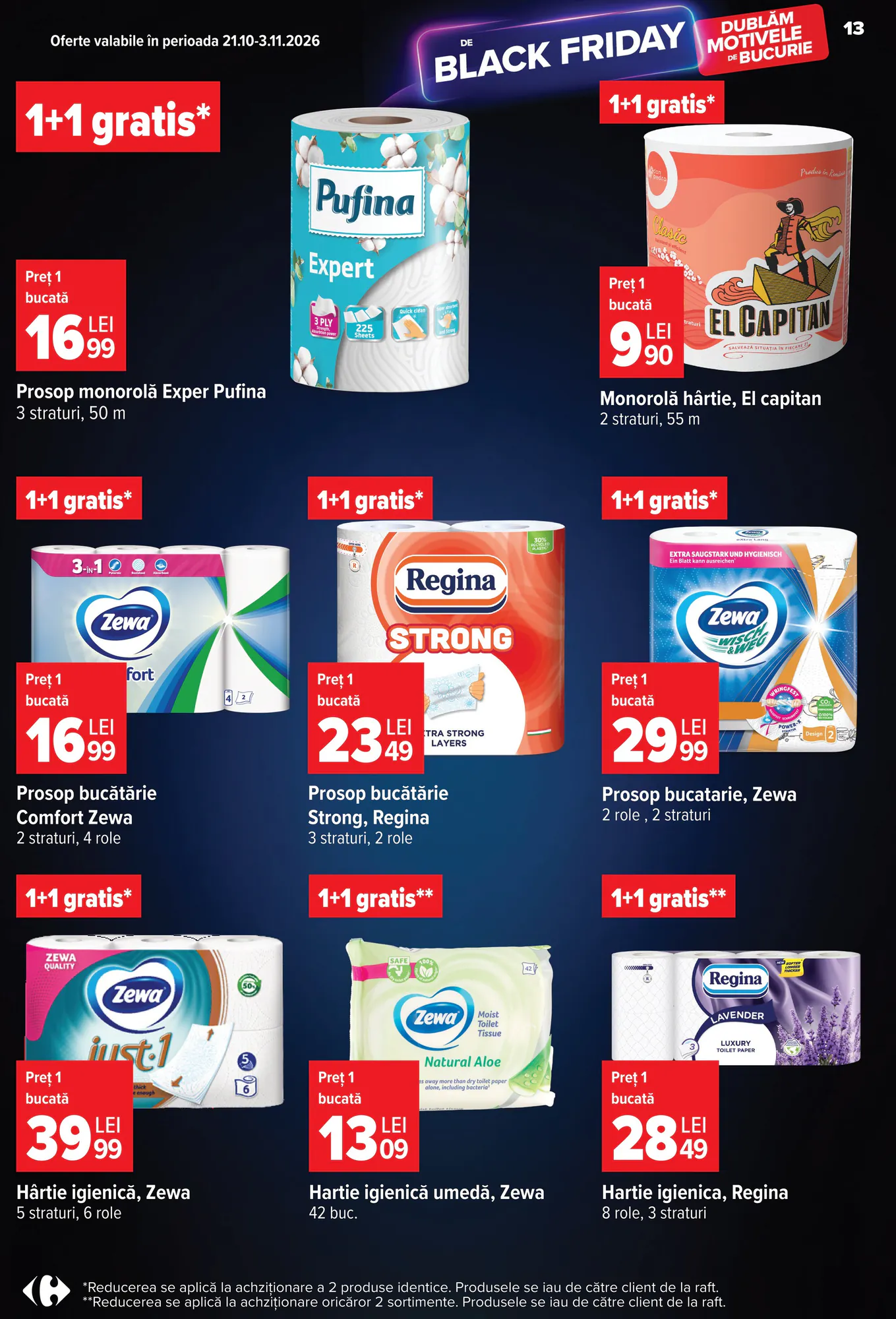 Catalogul cu oferte Carrefour valabil de la 28.10.2026 - Pagina 13.