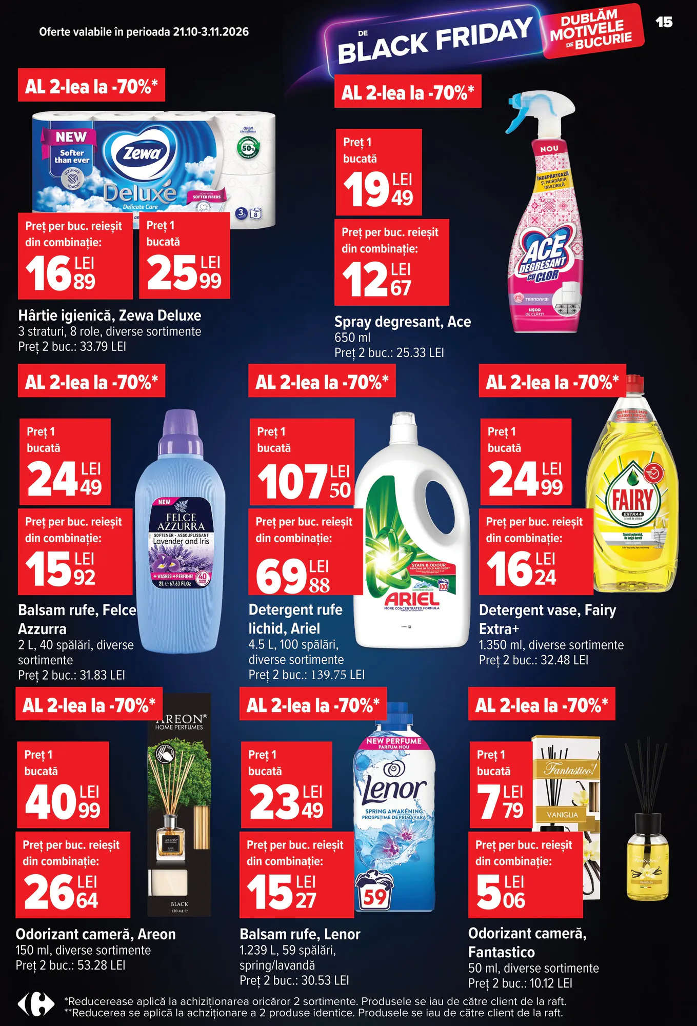 Catalogul cu oferte Carrefour valabil de la 28.10.2026 - Pagina 15.
