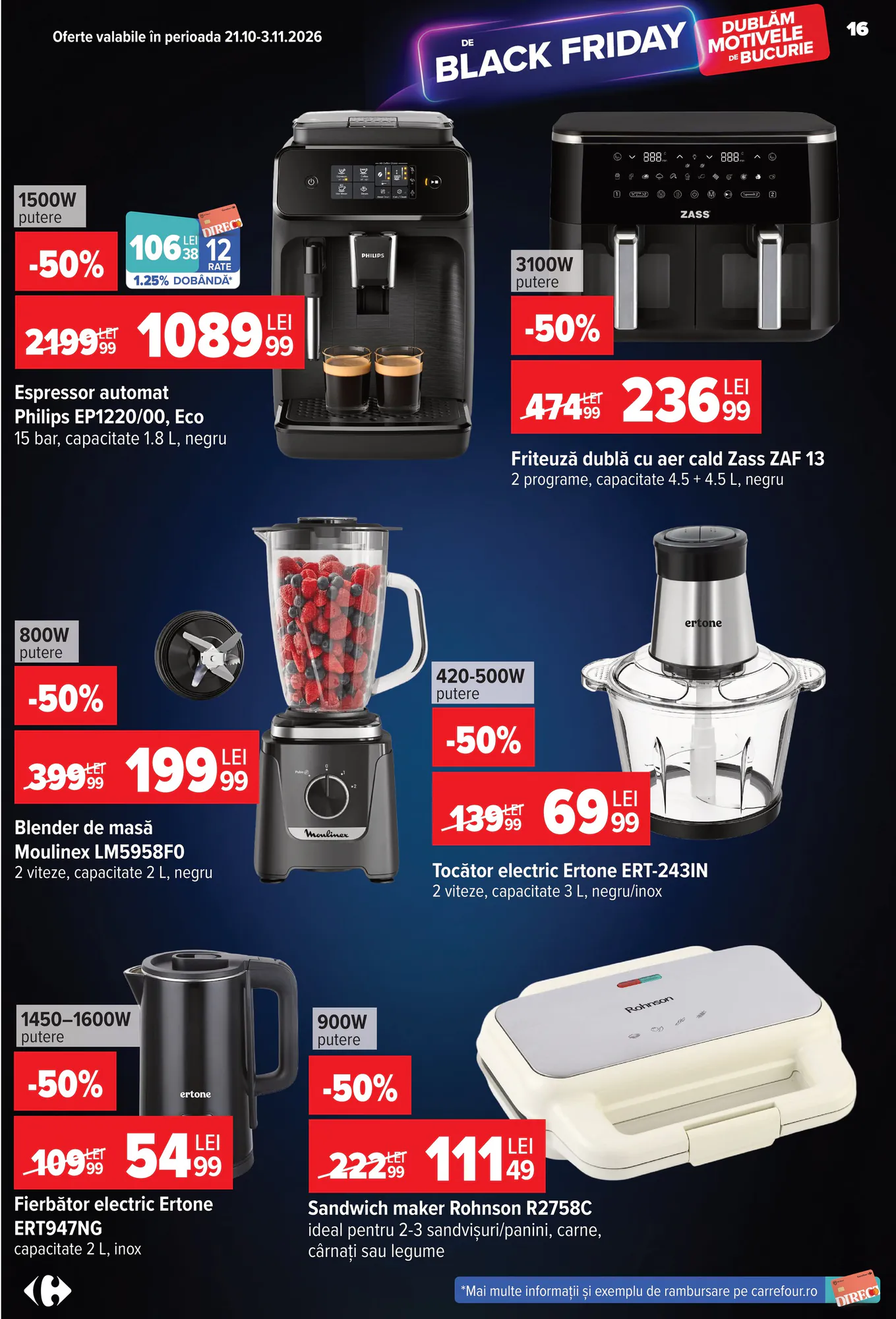 Catalogul cu oferte Carrefour valabil de la 28.10.2026 - Pagina 16.