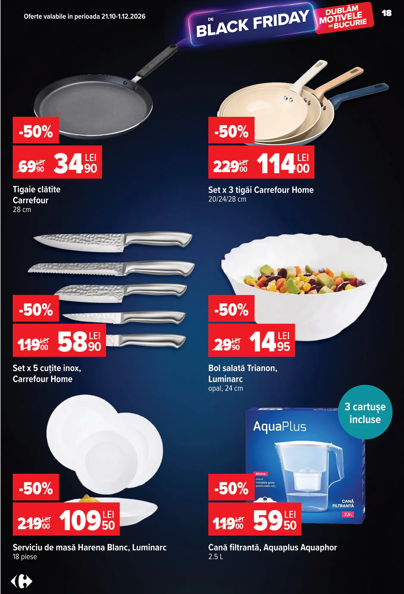 Catalogul cu oferte Carrefour valabil de la 28.10.2026 - Pagina 18.