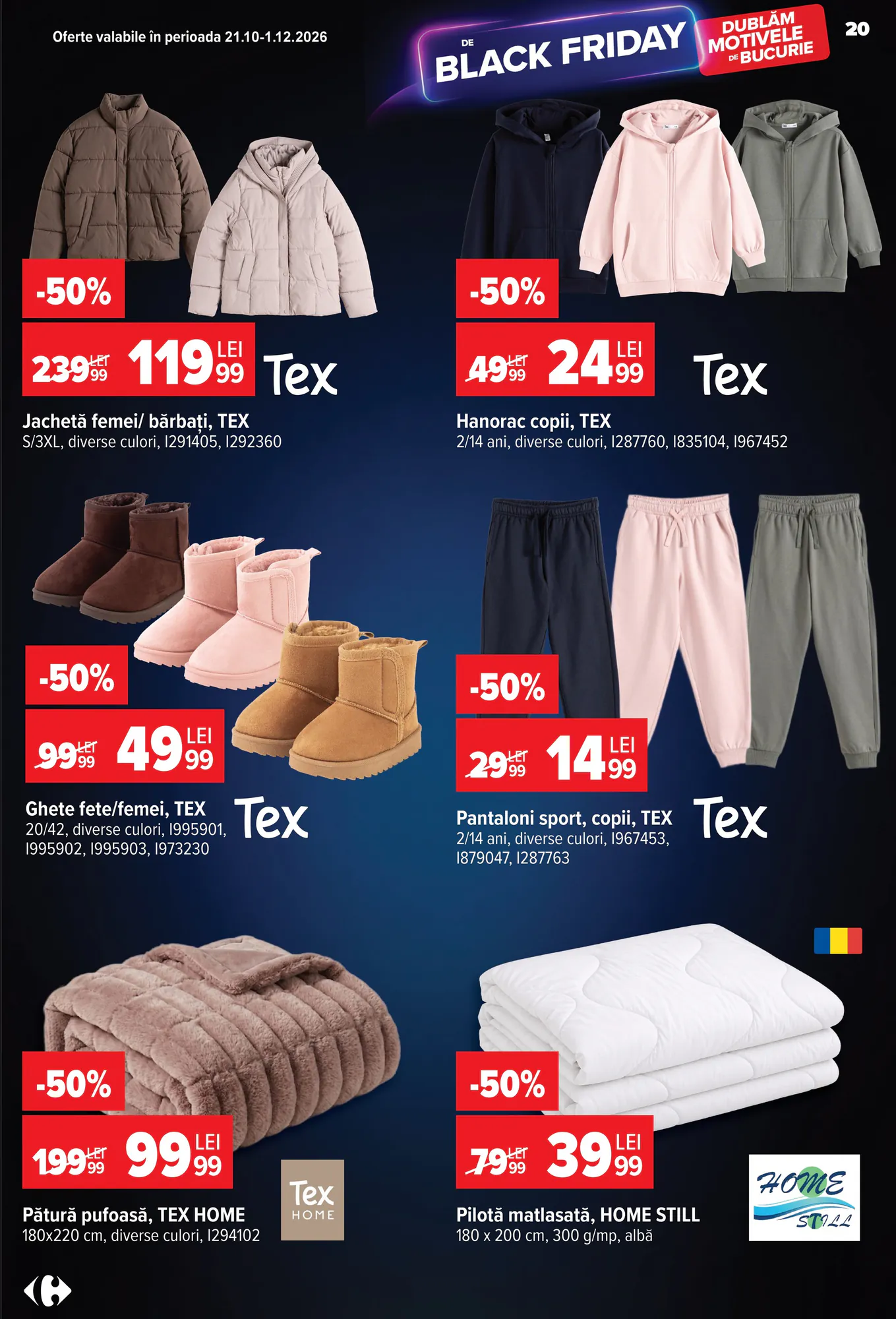 Catalogul cu oferte Carrefour valabil de la 28.10.2026 - Pagina 20.