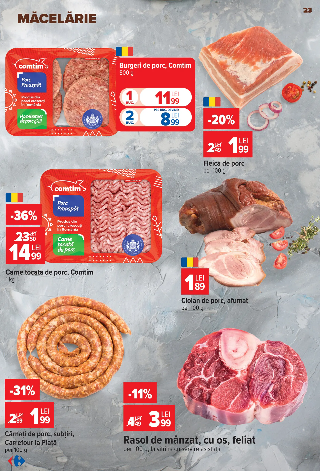Catalogul cu oferte Carrefour valabil de la 28.10.2026 - Pagina 23.