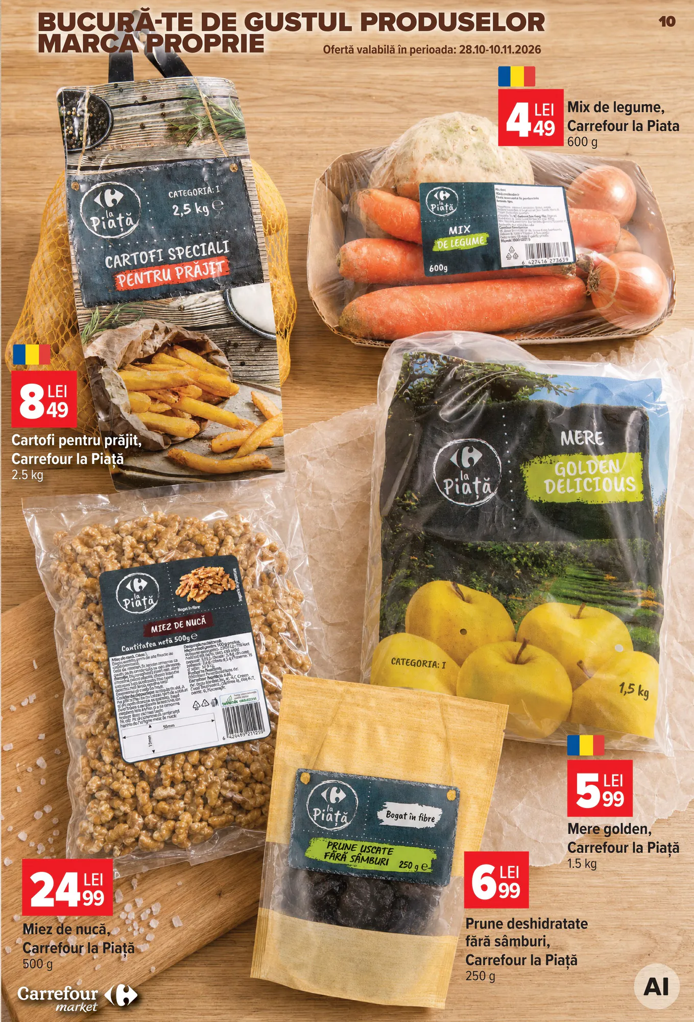 Catalogul cu oferte Carrefour Market valabil de la 28.10.2026 - Pagina 10.