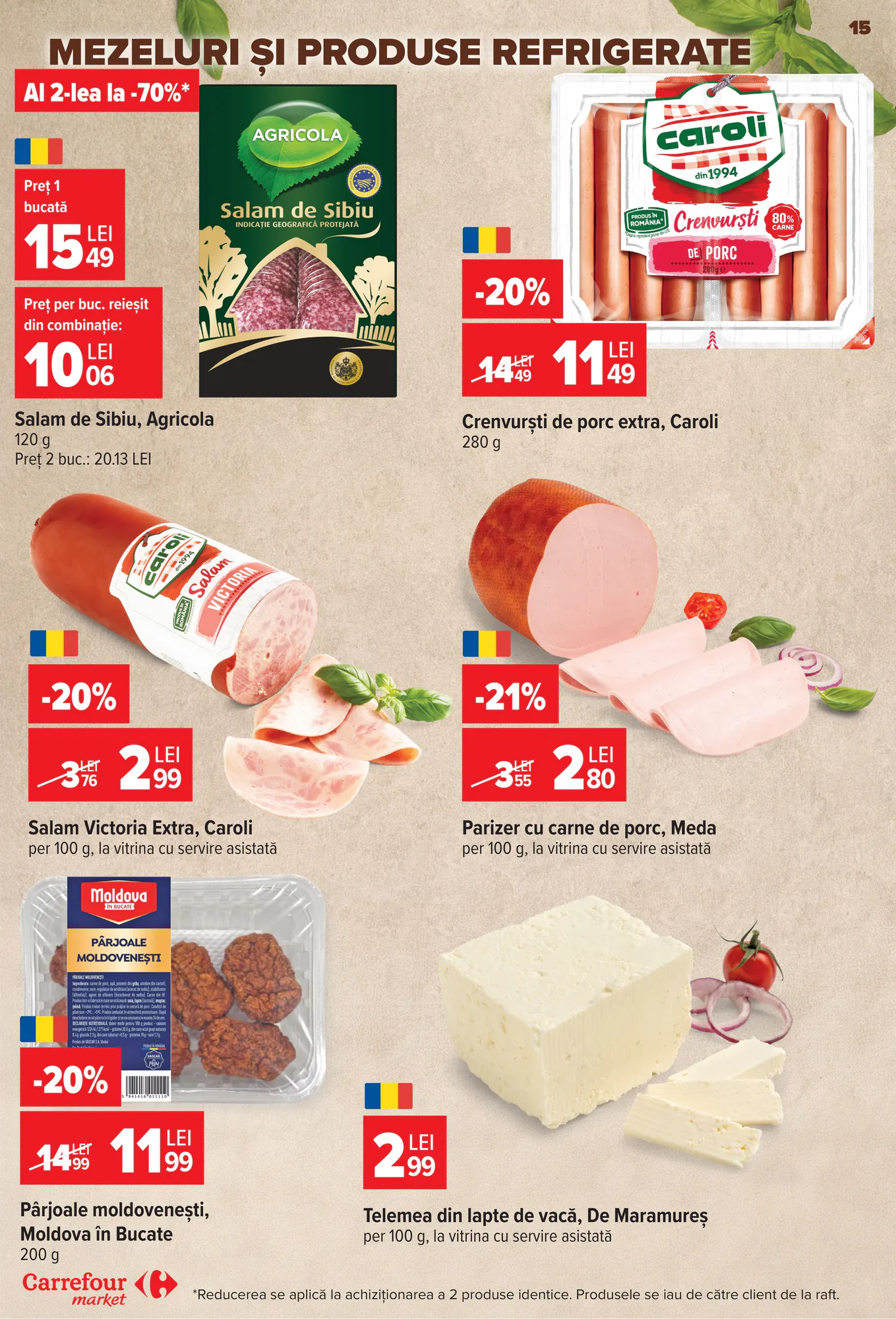 Catalogul cu oferte Carrefour Market valabil de la 28.10.2026 - Pagina 15.