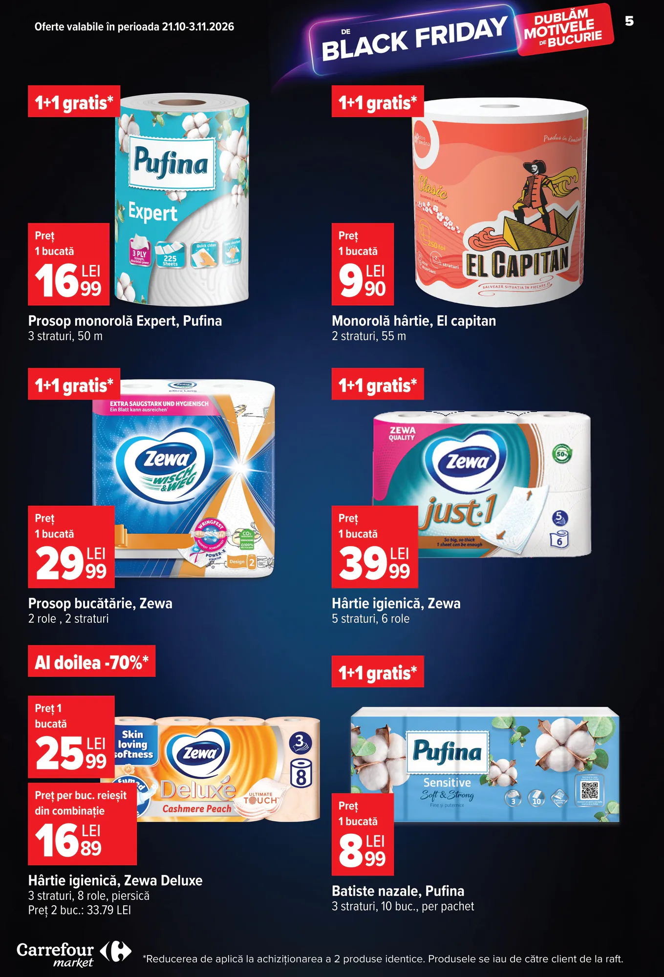 Catalogul cu oferte Carrefour Market valabil de la 28.10.2026 - Pagina 5.