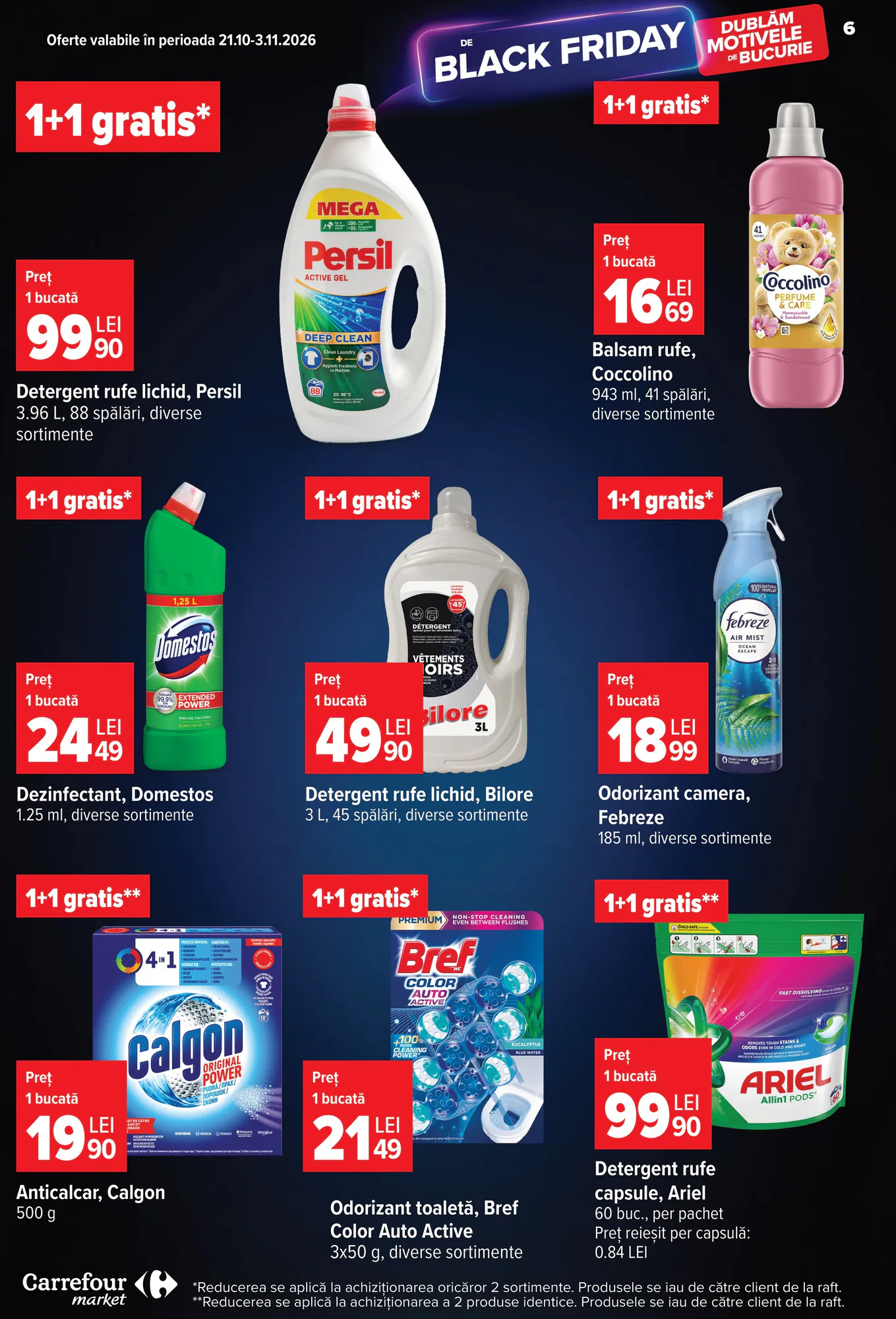 Catalogul cu oferte Carrefour Market valabil de la 28.10.2026 - Pagina 6.
