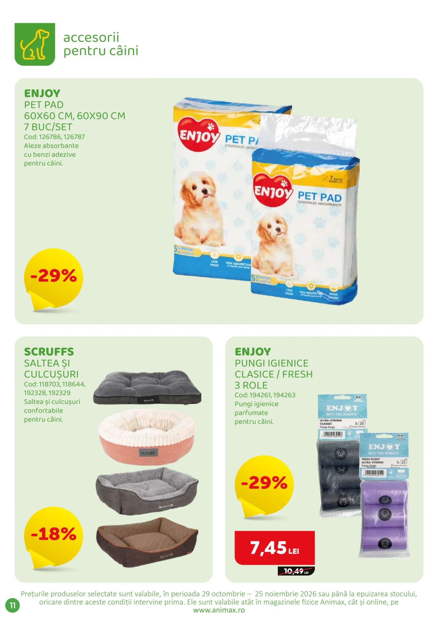 Catalogul cu oferte Animax valabil de la 29.10.2026 - Pagina 12.
