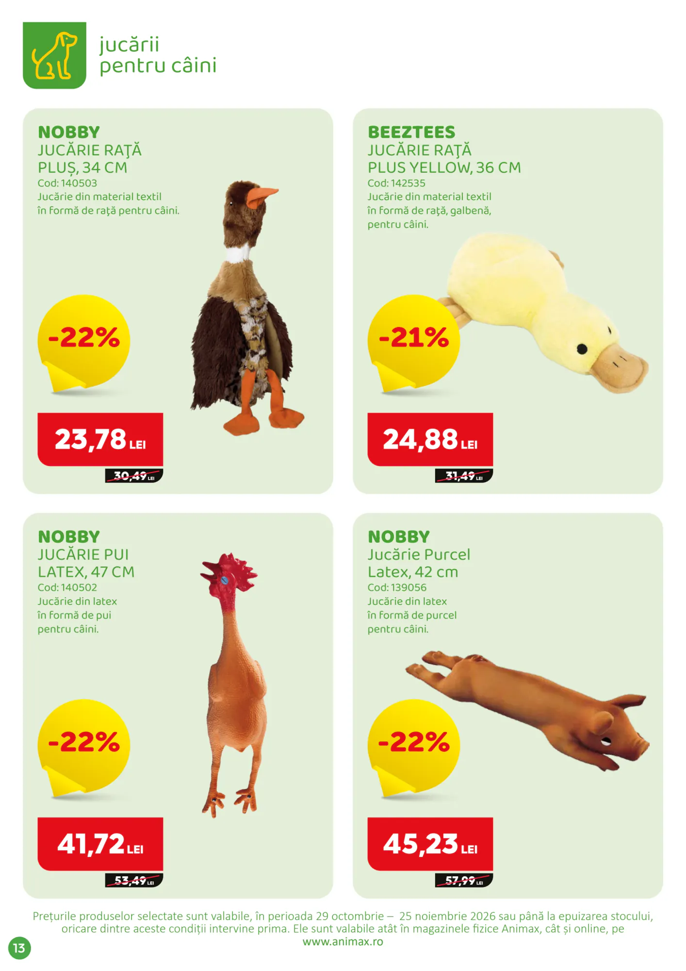 Catalogul cu oferte Animax valabil de la 29.10.2026 - Pagina 14.
