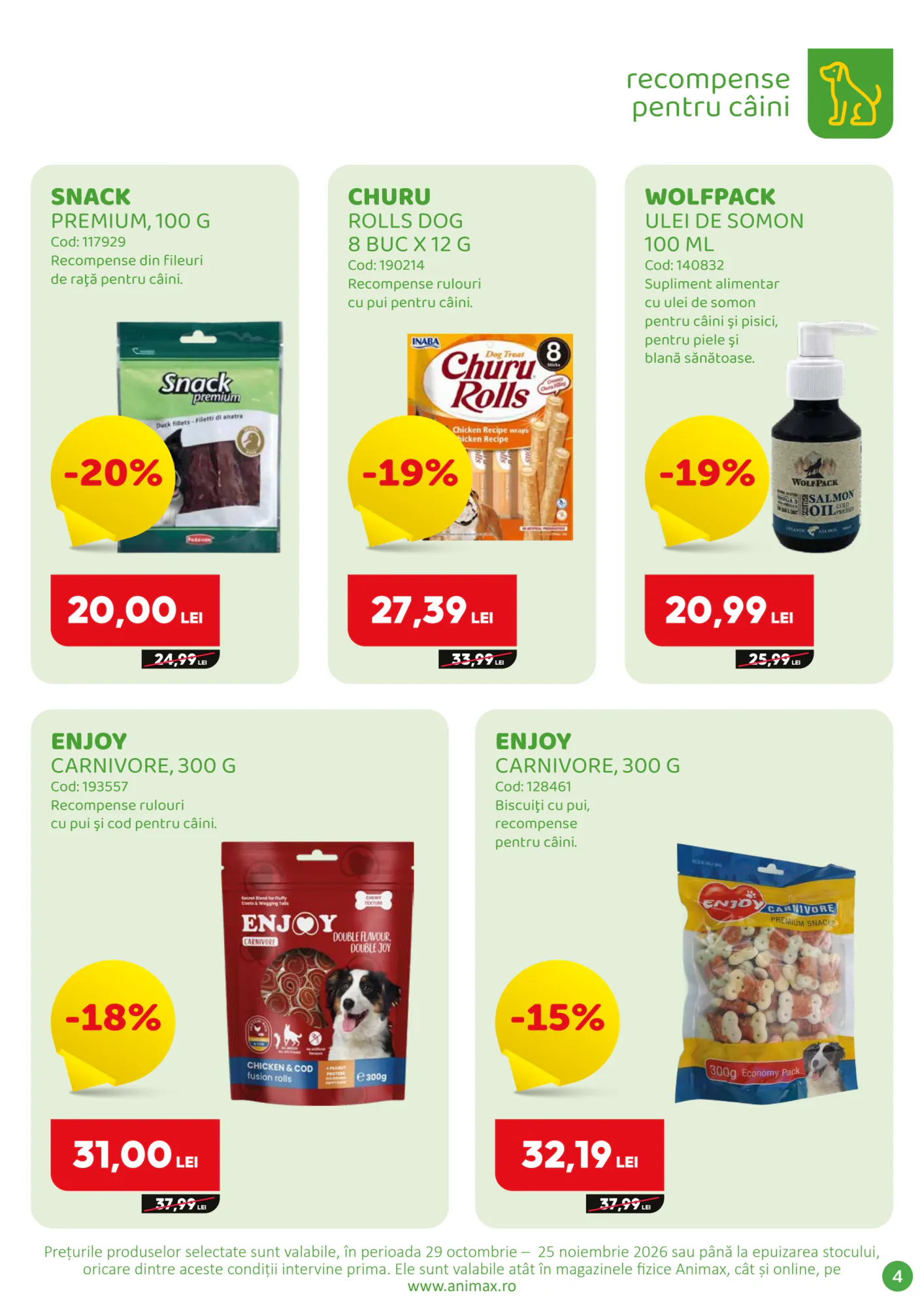 Catalogul cu oferte Animax valabil de la 29.10.2026 - Pagina 5.