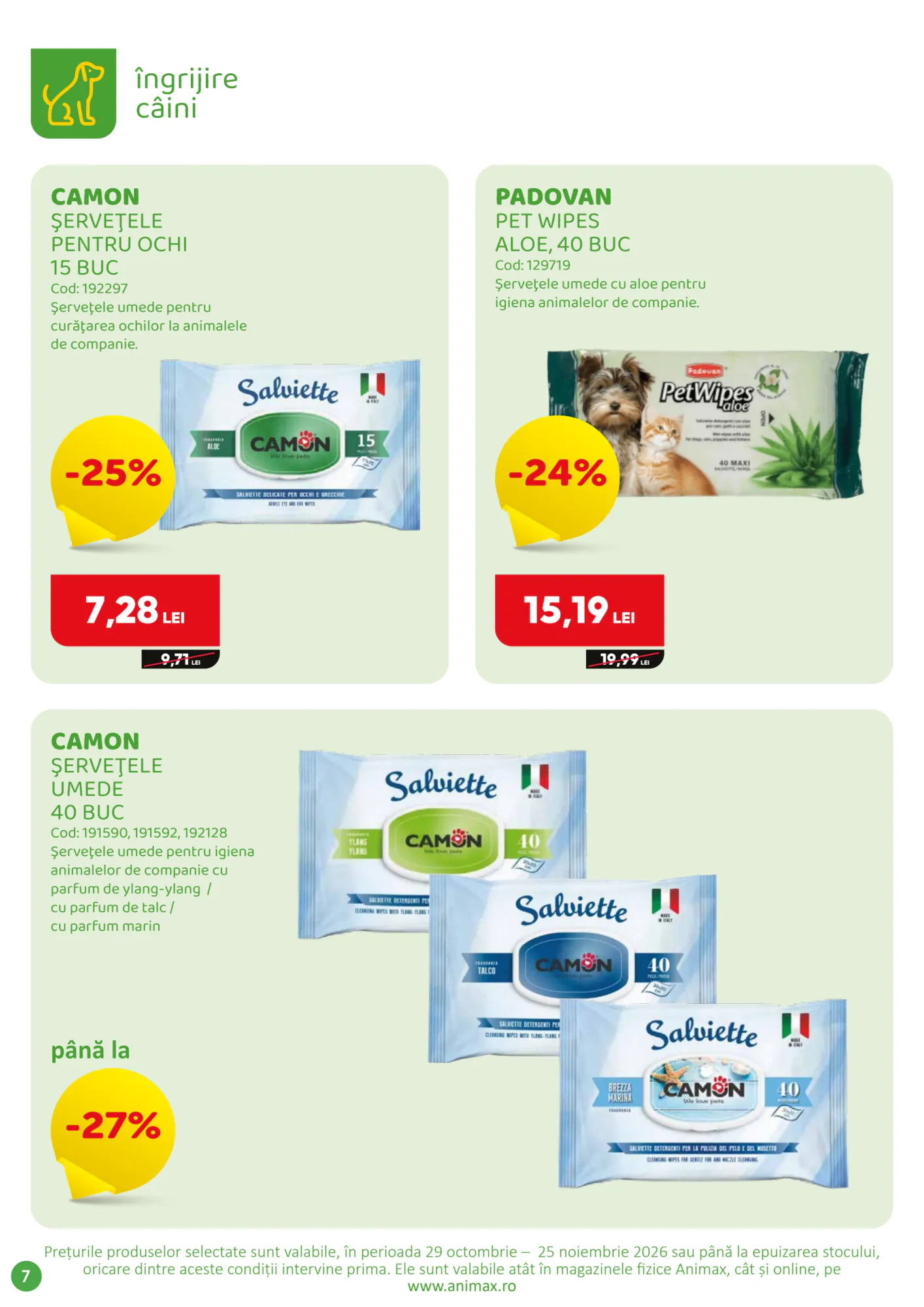 Catalogul cu oferte Animax valabil de la 29.10.2026 - Pagina 8.