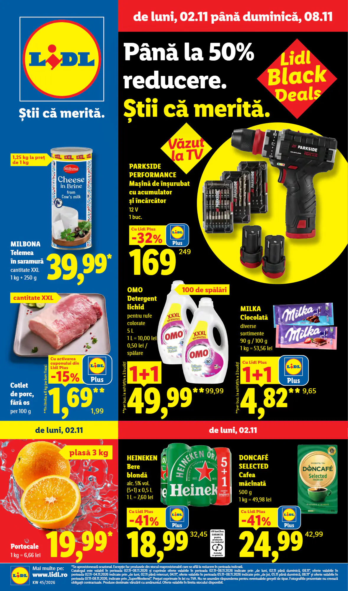Catalogul cu oferte Lidl valabil de la 02.11.2026 - Pagina 1.