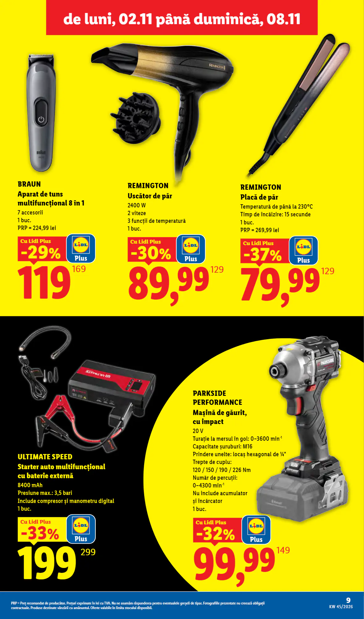 Catalogul cu oferte Lidl valabil de la 02.11.2026 - Pagina 9.