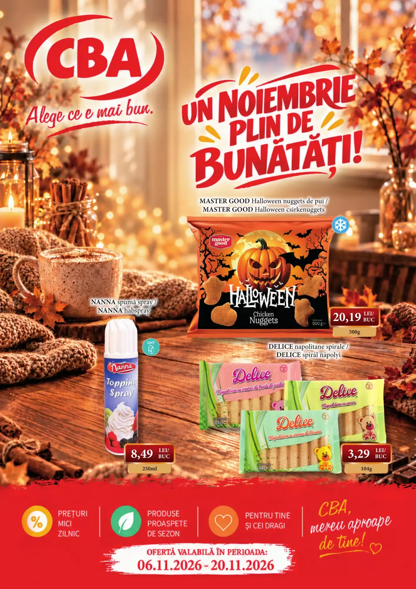 Catalogul cu oferte CBA valabil de la 06.11.2026 - Pagina 1.